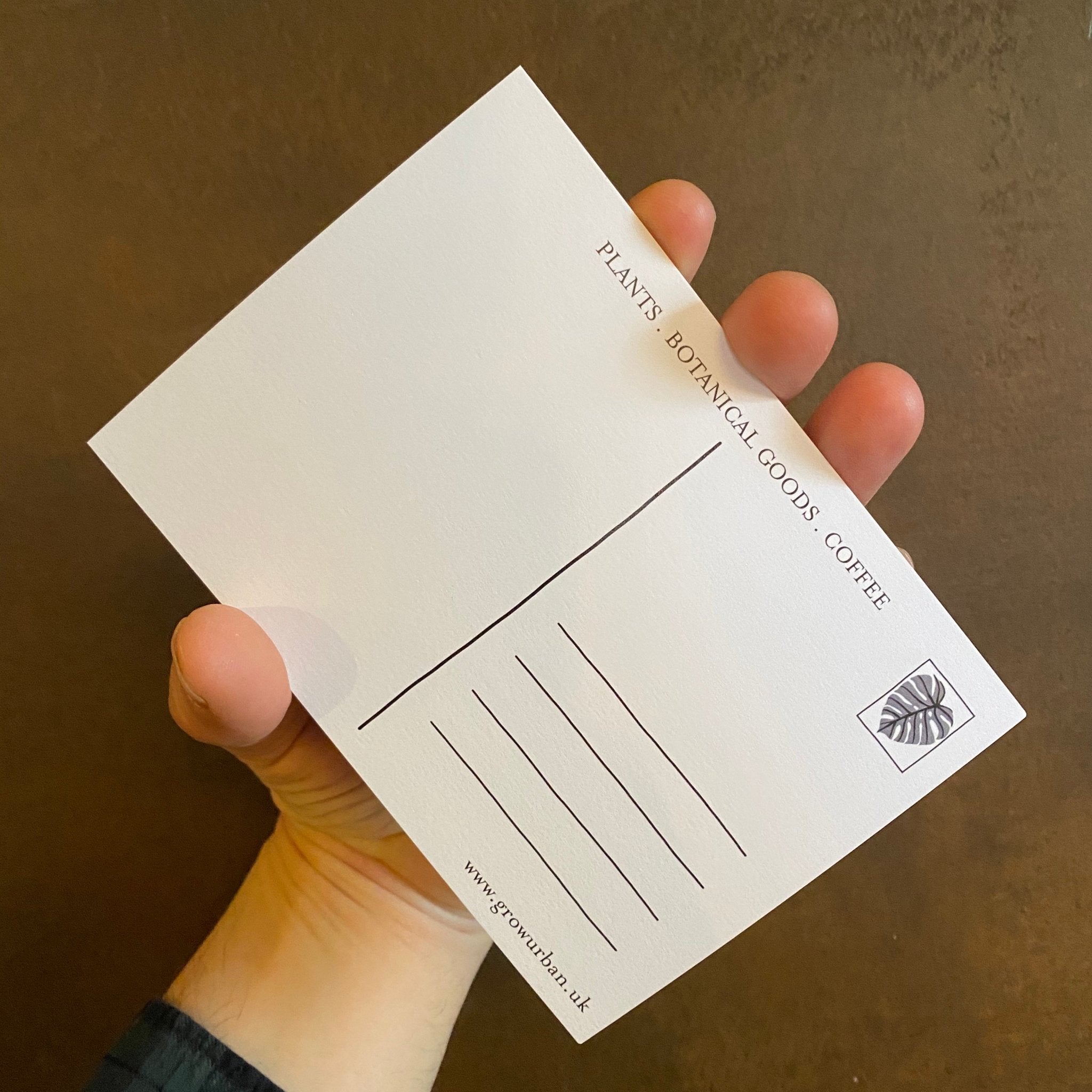 grow urban. Postcard - grow urban. UK