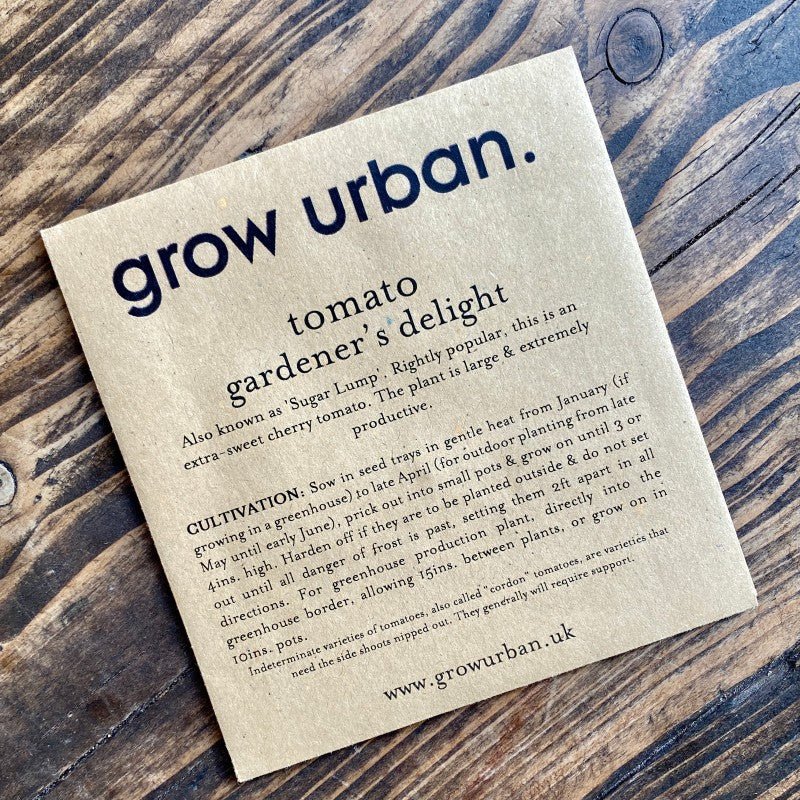 grow urban. Seeds - Fruit & Veg - grow urban. UK