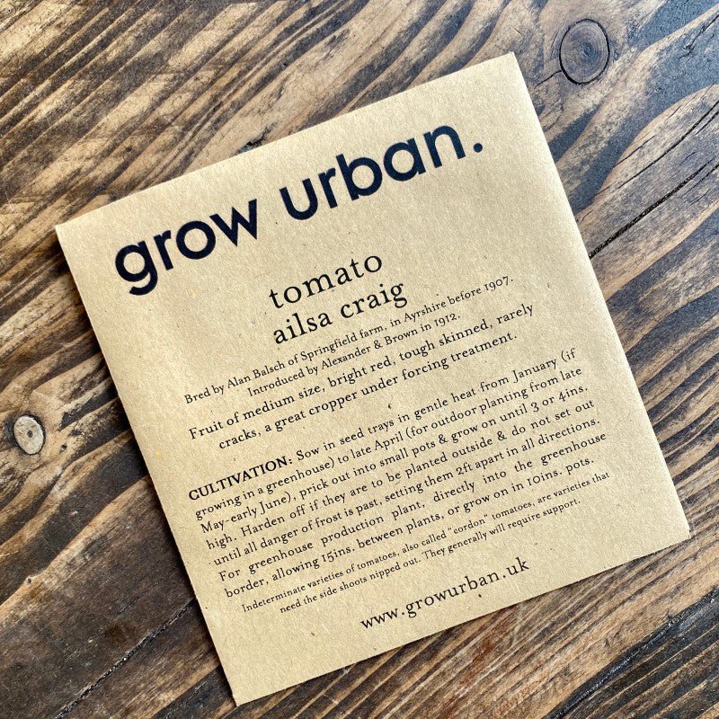 grow urban. Seeds - Fruit & Veg - grow urban. UK