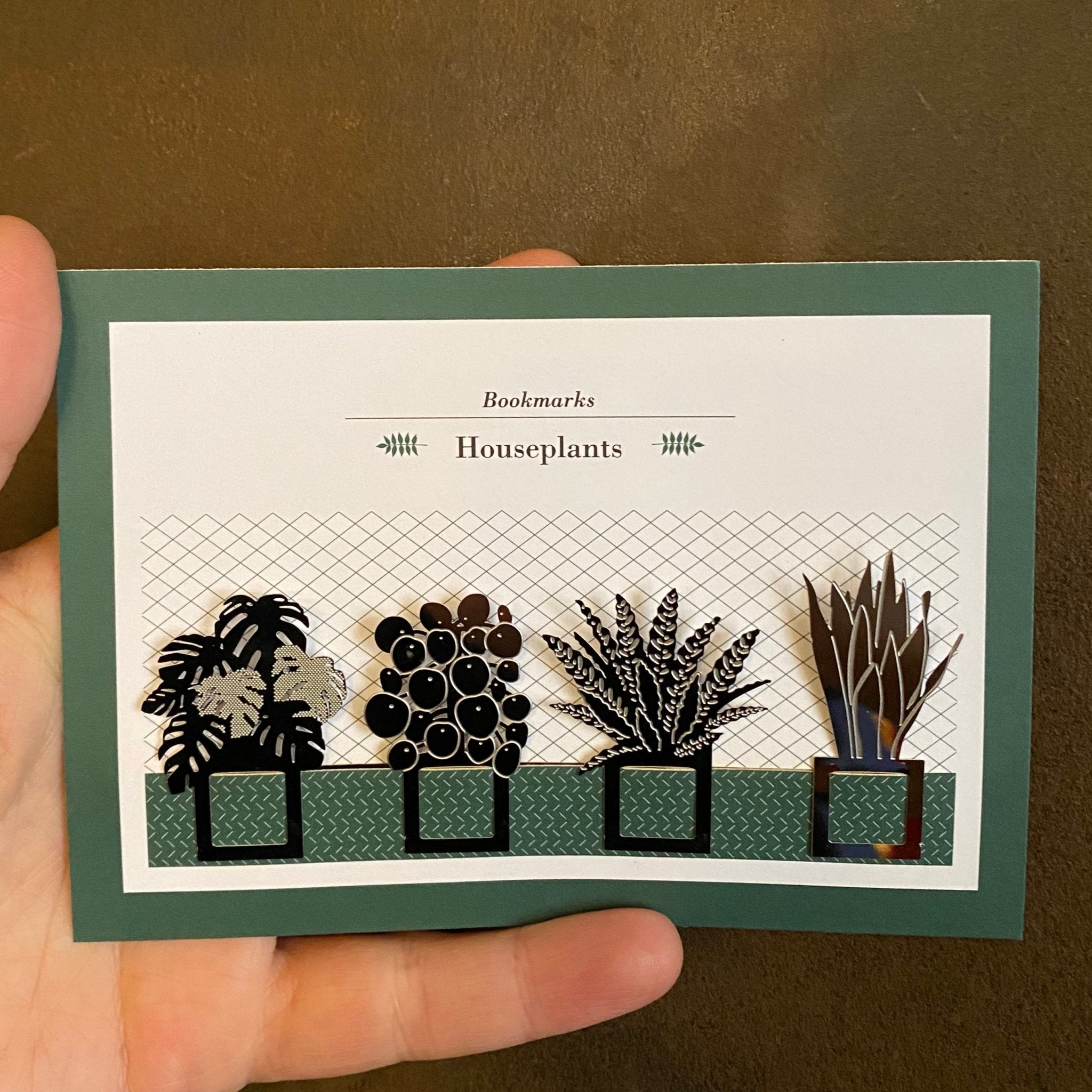 Houseplant Bookmarks - grow urban. UK