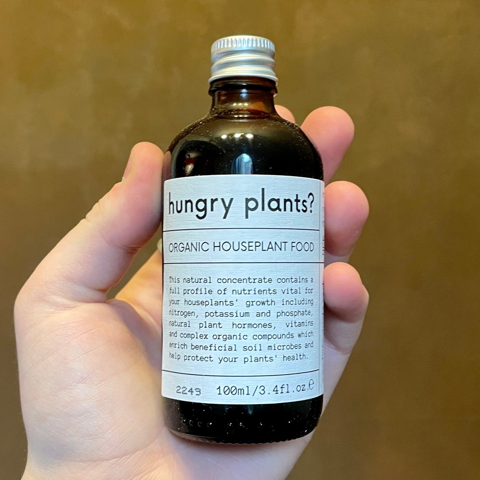 Hungry Plants? Organic Houseplant Feed - grow urban. UK