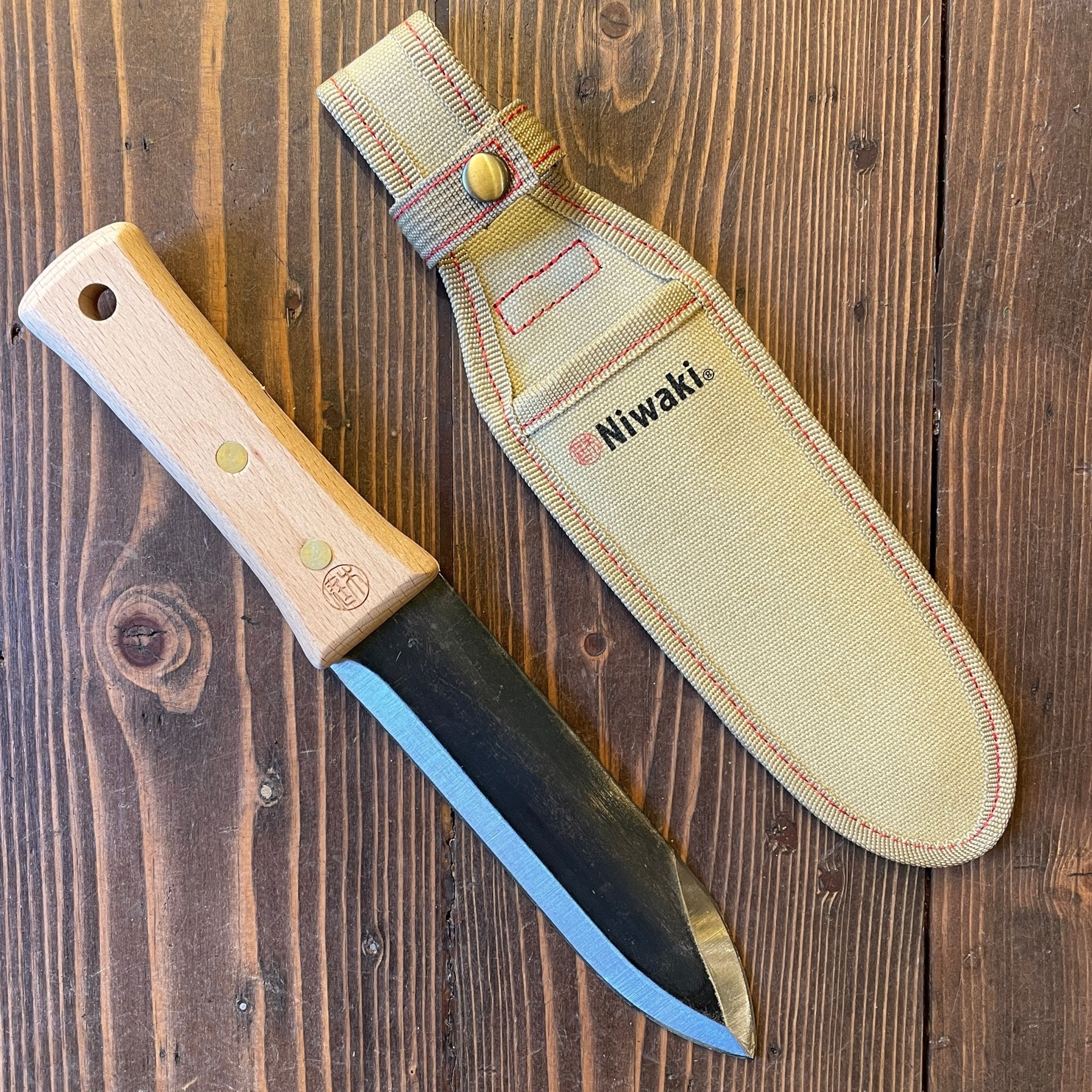 Niwaki Hori Hori & Canvas Holder - grow urban. UK