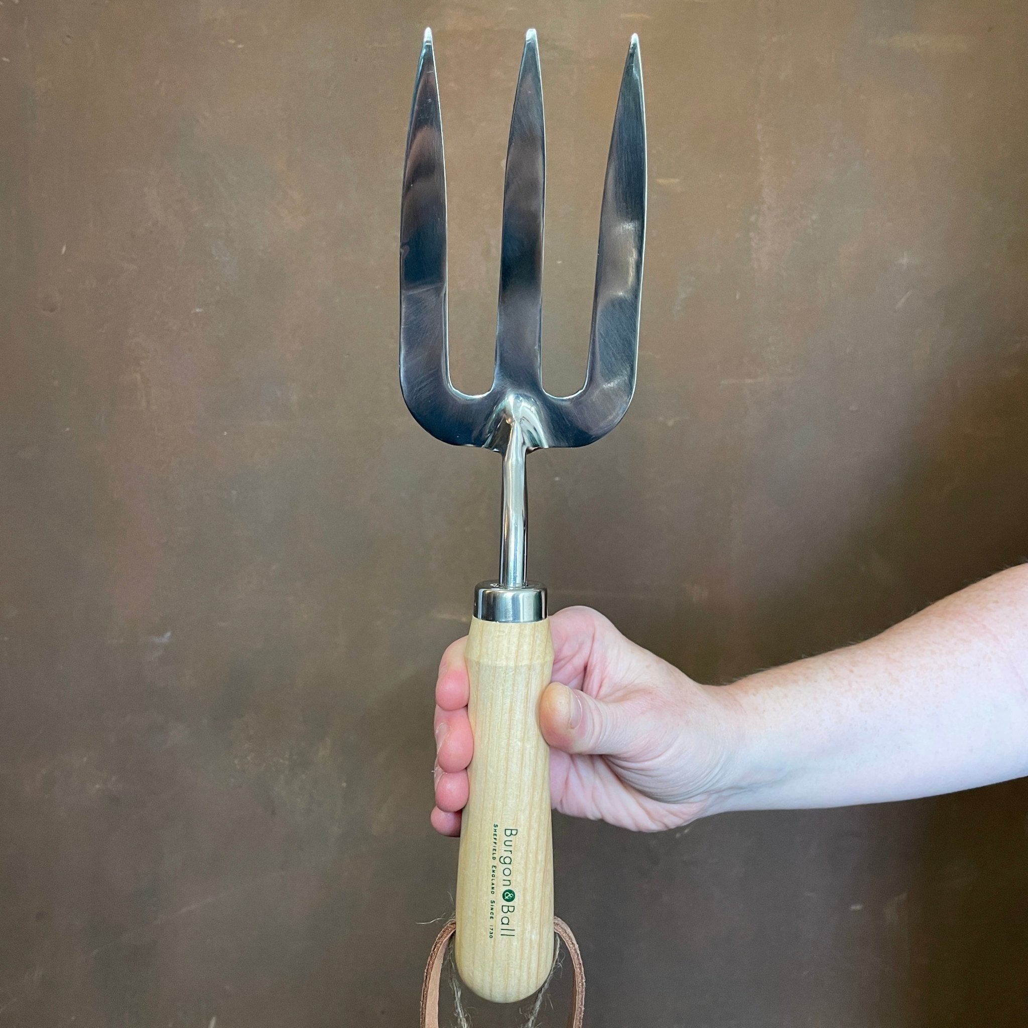 RHS Stainless Hand Fork - grow urban. UK