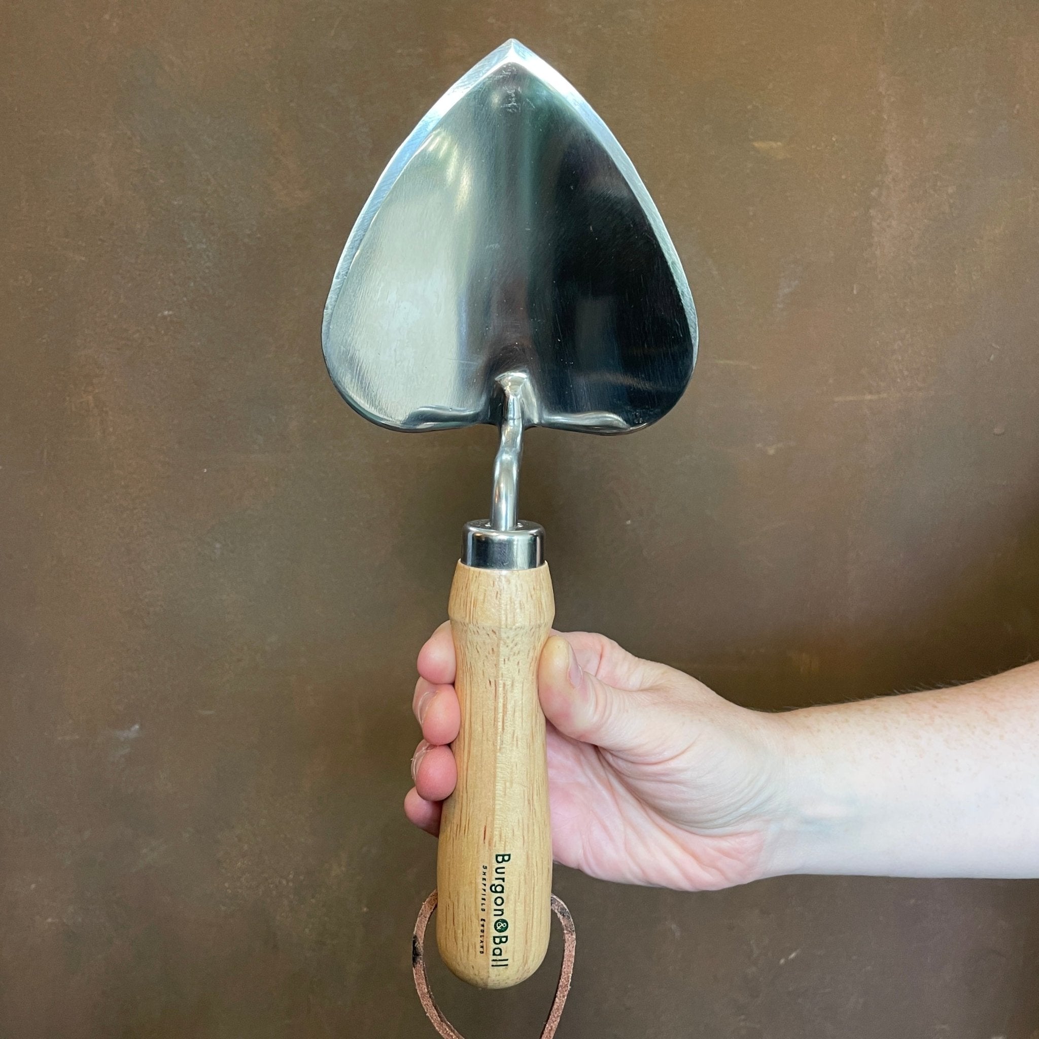 RHS Stainless Planting Trowel - grow urban. UK