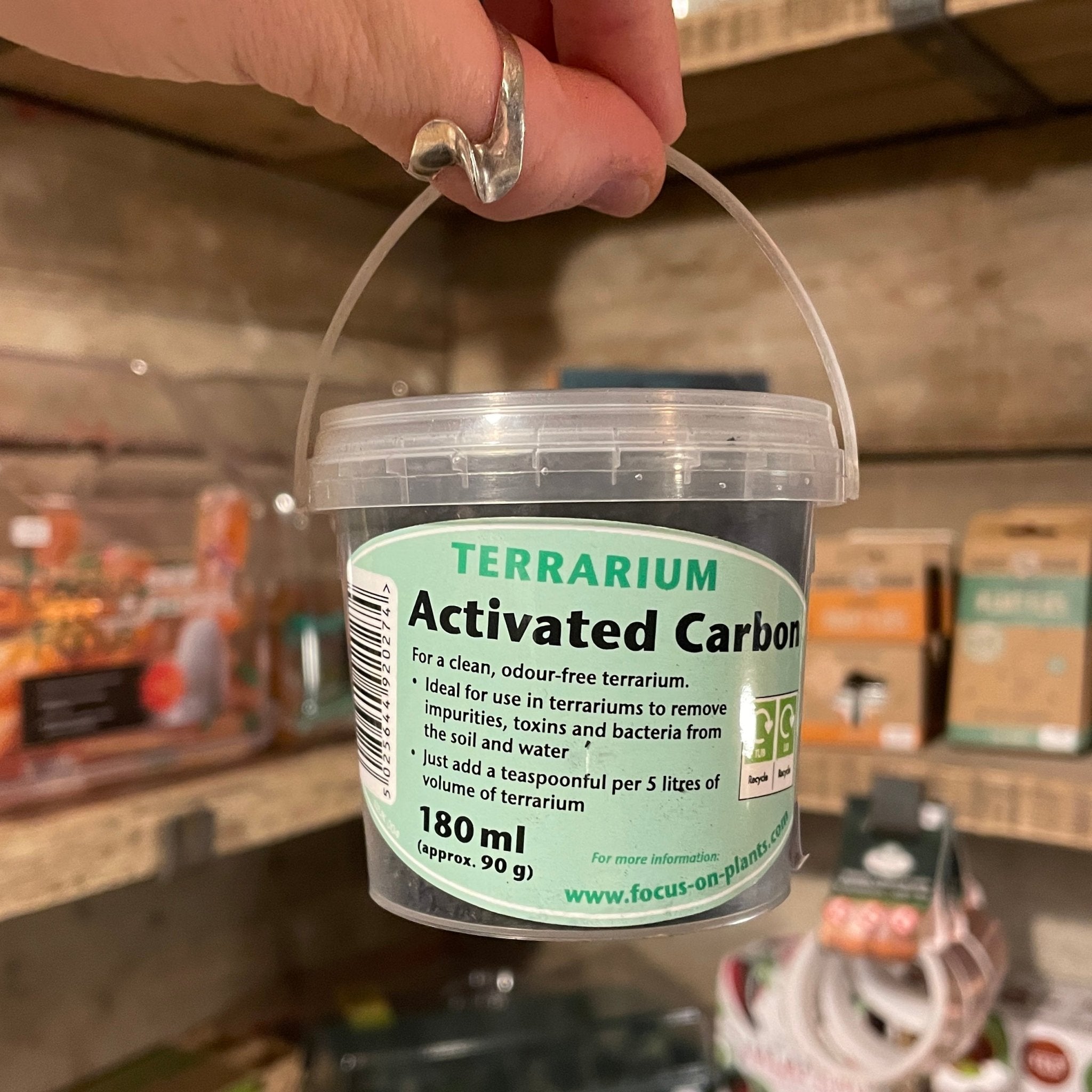 Terrarium Activated Carbon 180ml - grow urban. UK