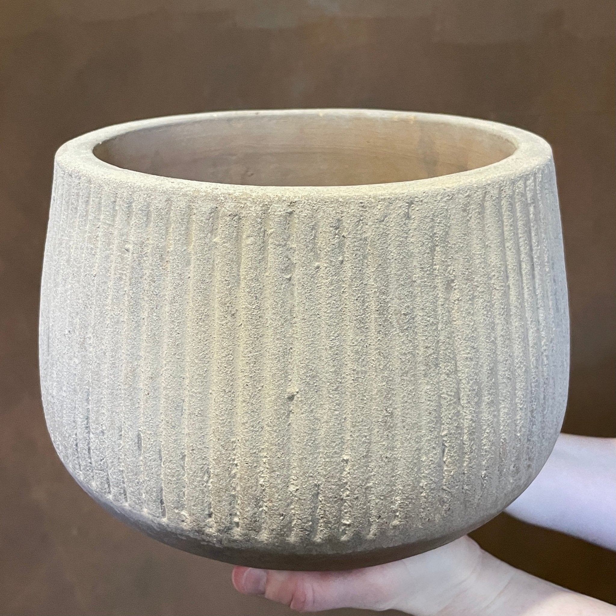 Wide Planter - Distressed Terracotta - grow urban. UK