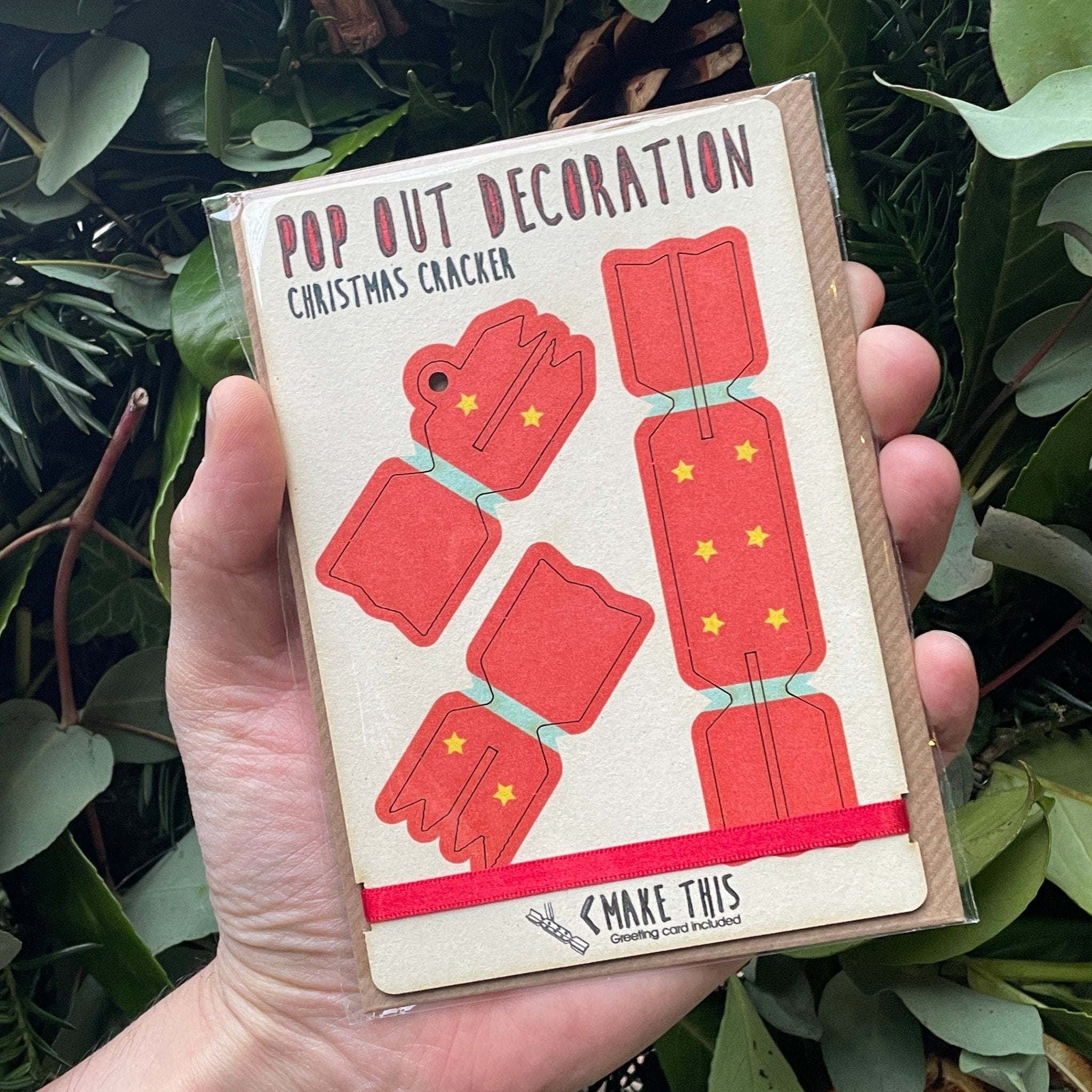 Wooden Pop-Out Christmas Cards - grow urban. UK