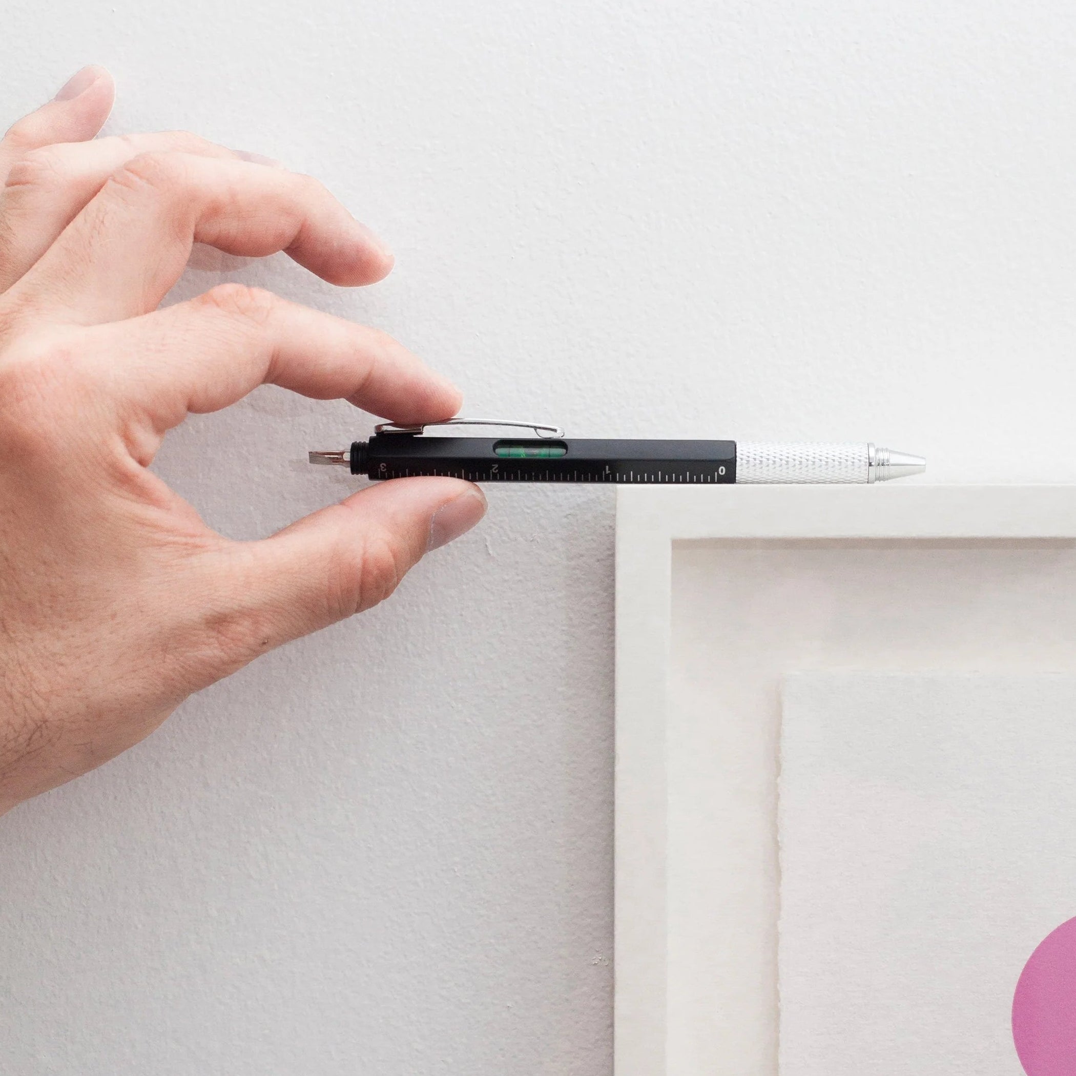 4-in-1 Pen Tool – Black or Silver Multi-Function Pen