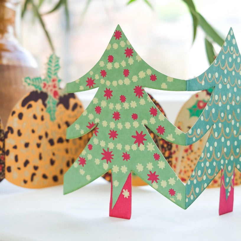 Christmas Tree Concertina Card | East End Press