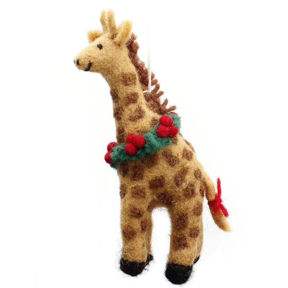 Giraffe | Felt Christmas Decoration