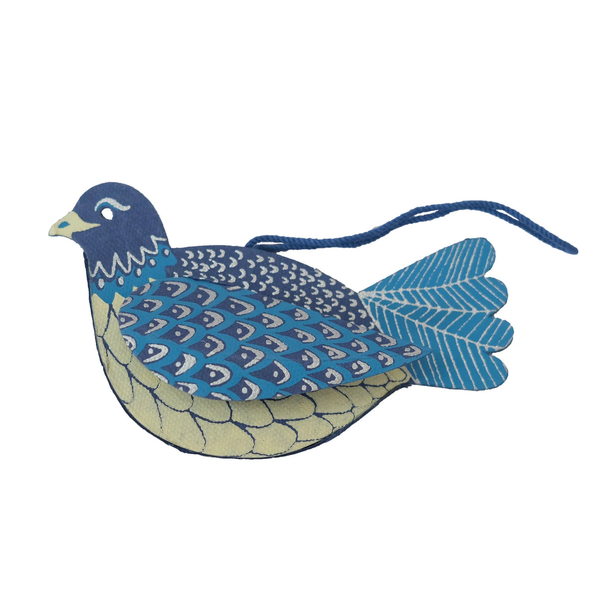 Dove Screen-Printed Christmas Decoration | East End Press