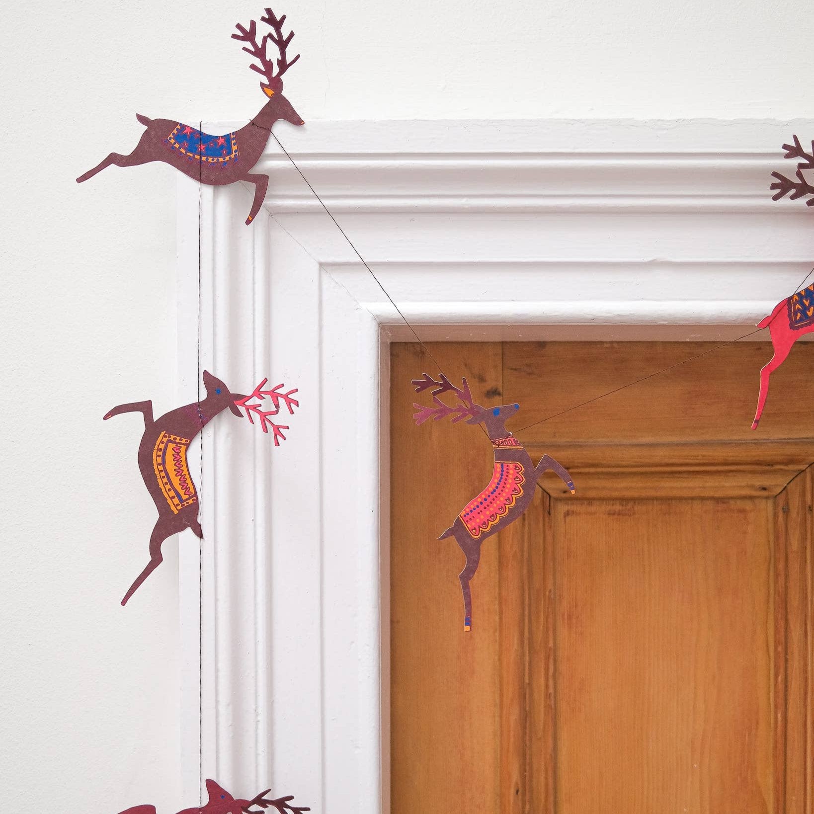 Reindeer Paper Garland