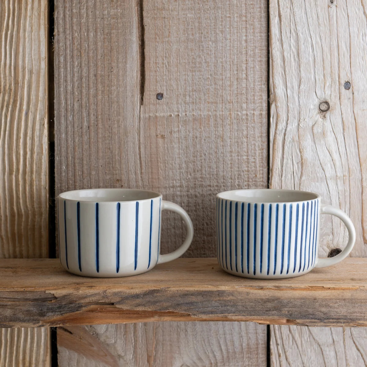 Kindred Yarrow Mugs – Brushed Indigo Blue – Set of 2