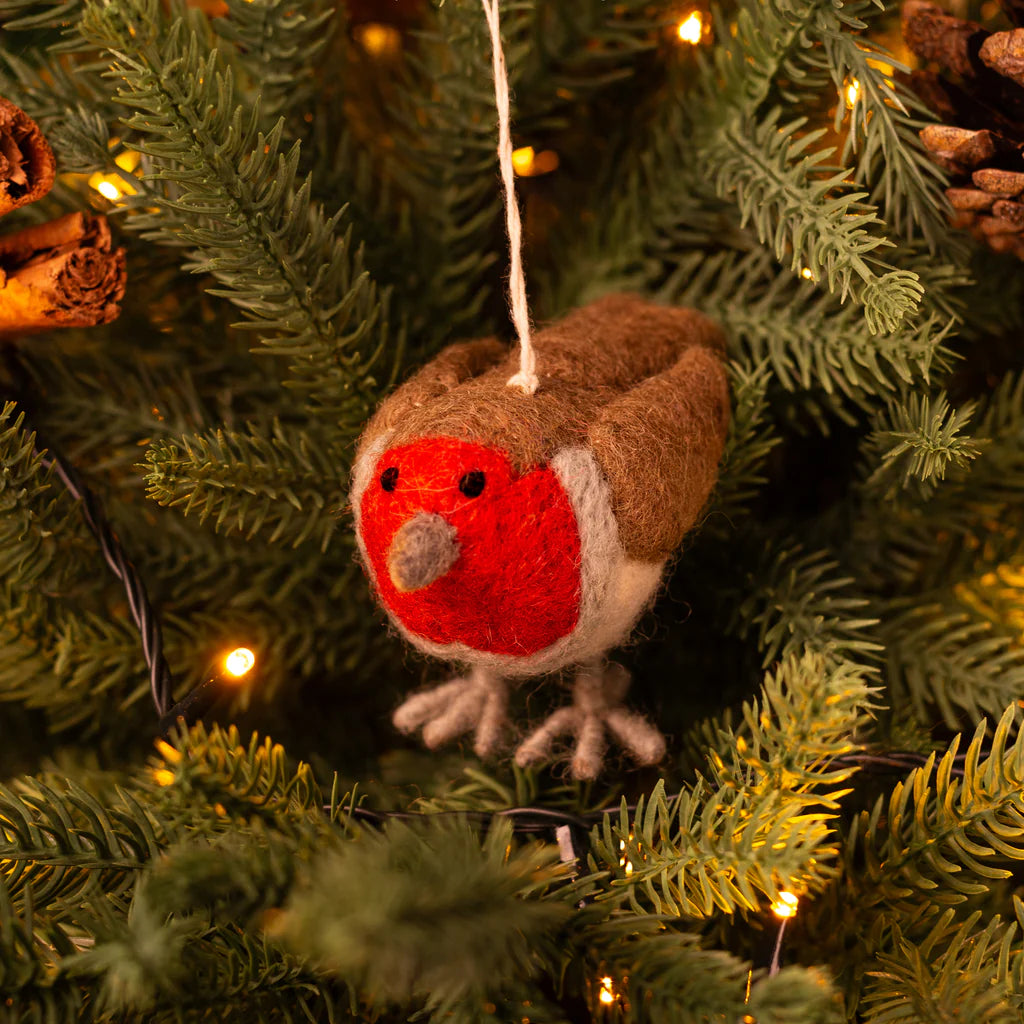 Mini Robin | Felt Christmas Decoration