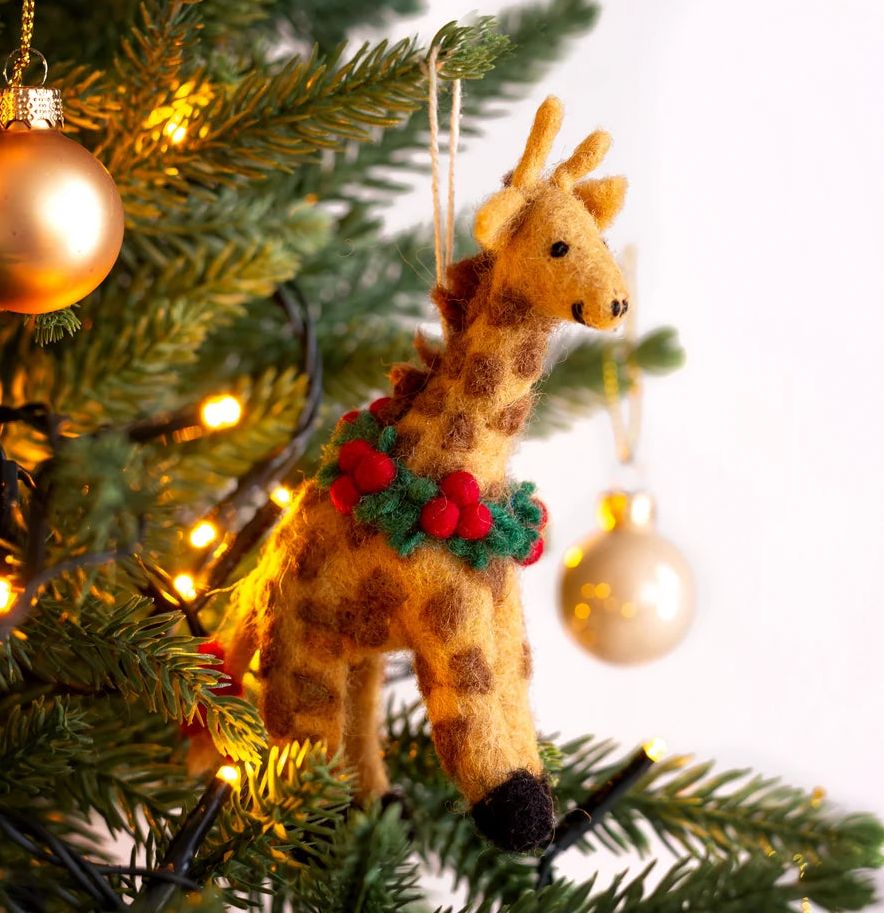 Giraffe | Felt Christmas Decoration