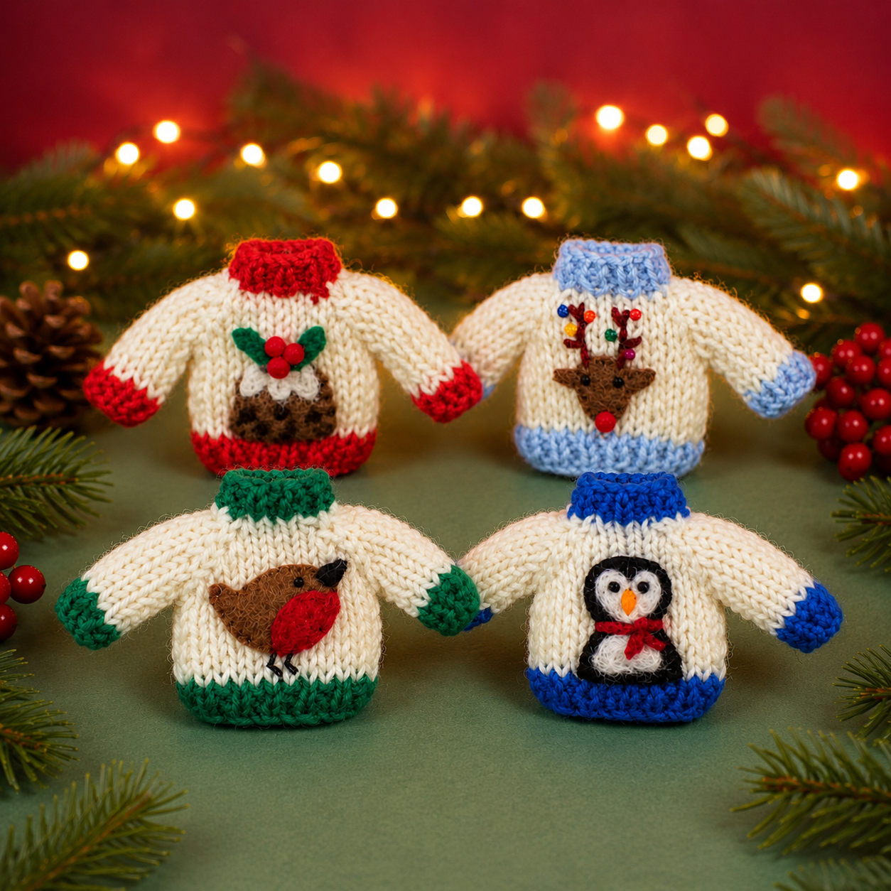 Christmas Jumper | Knitted Christmas Decoration