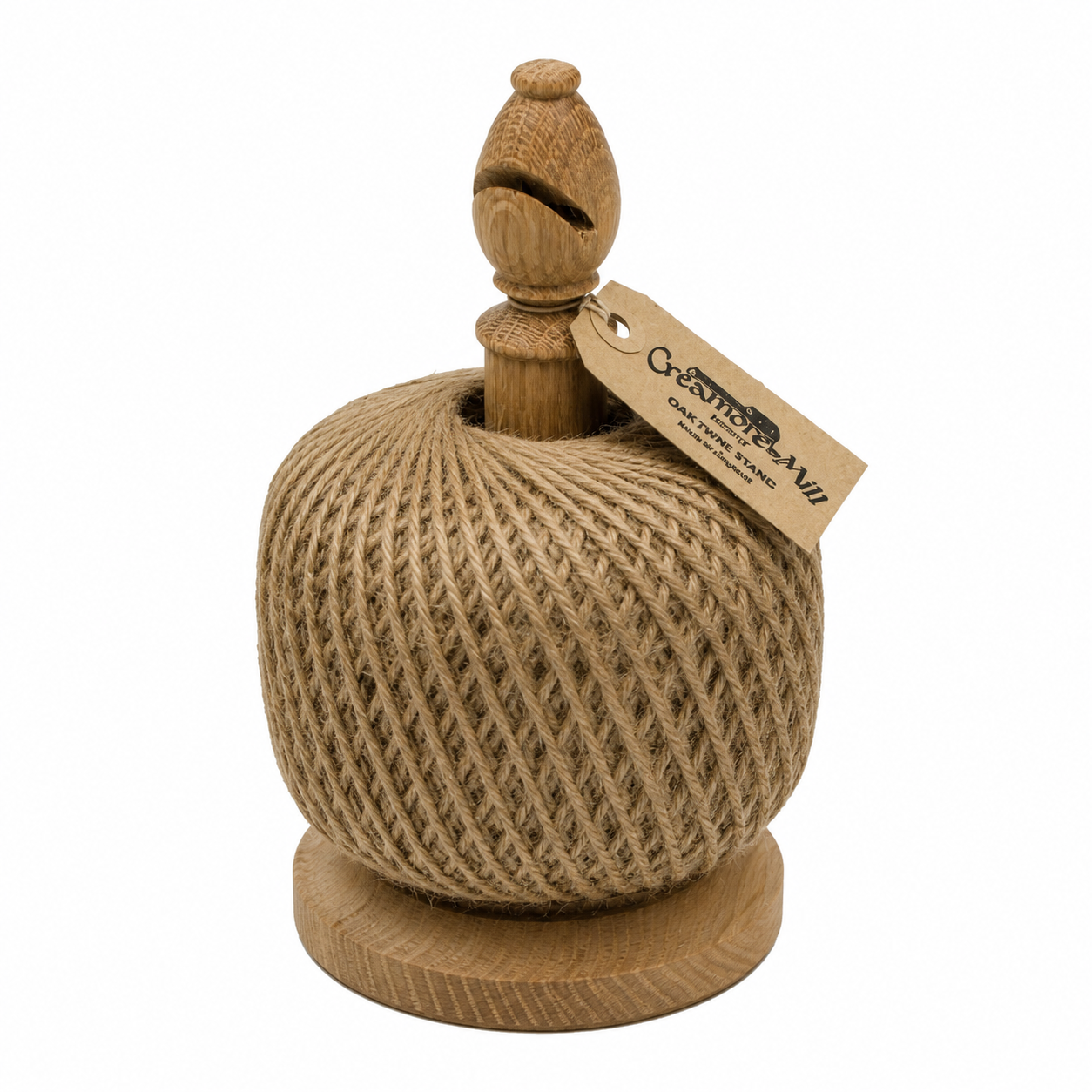 Oak Twine Stand & Cutter