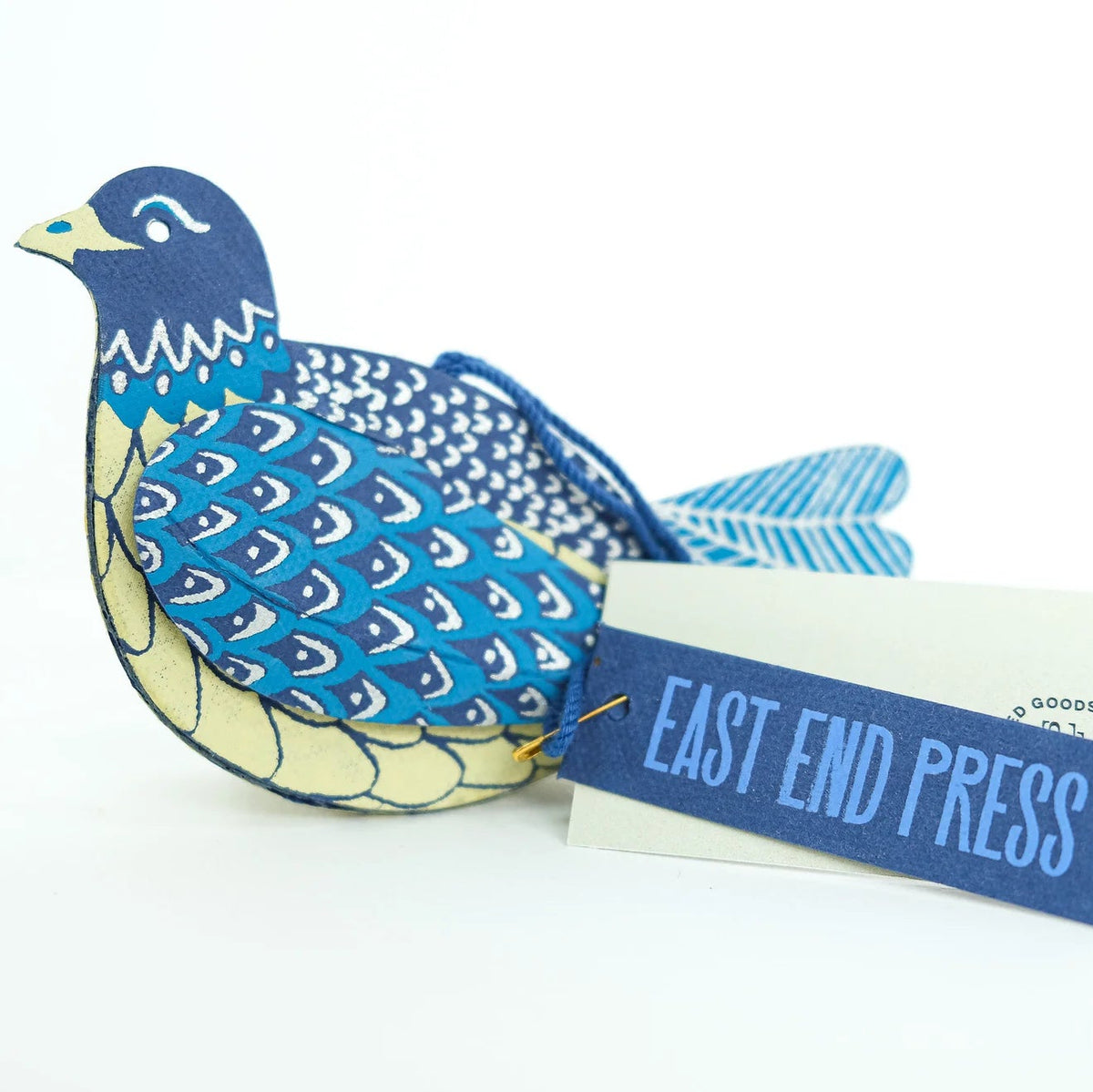 Dove Screen-Printed Christmas Decoration | East End Press