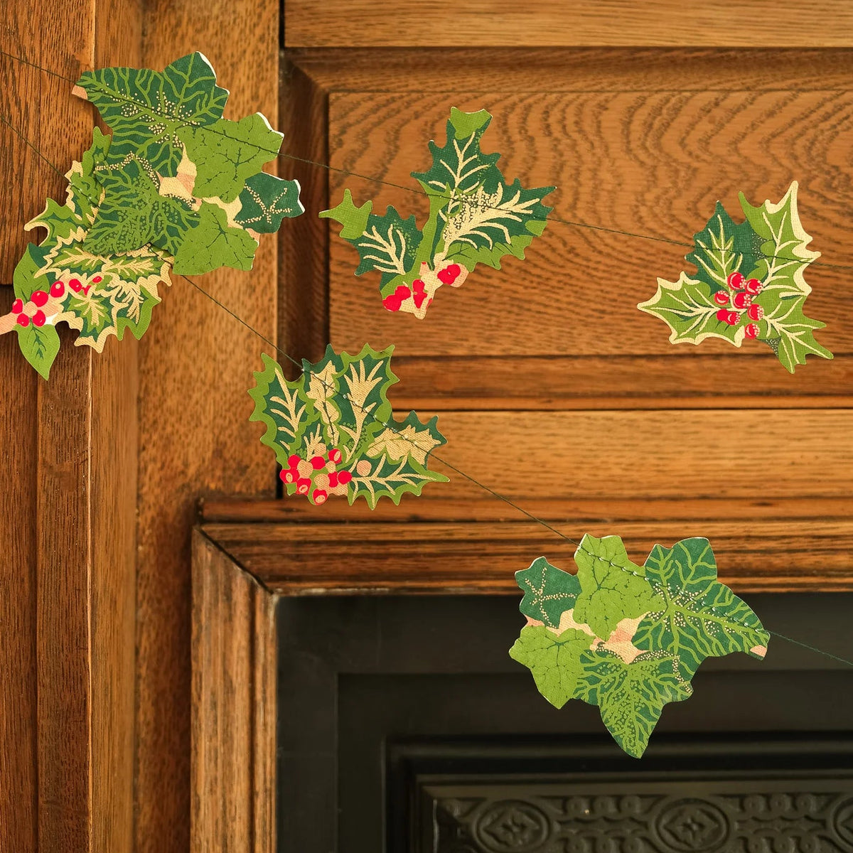 Holly & Ivy Sewn Garland | East End Press