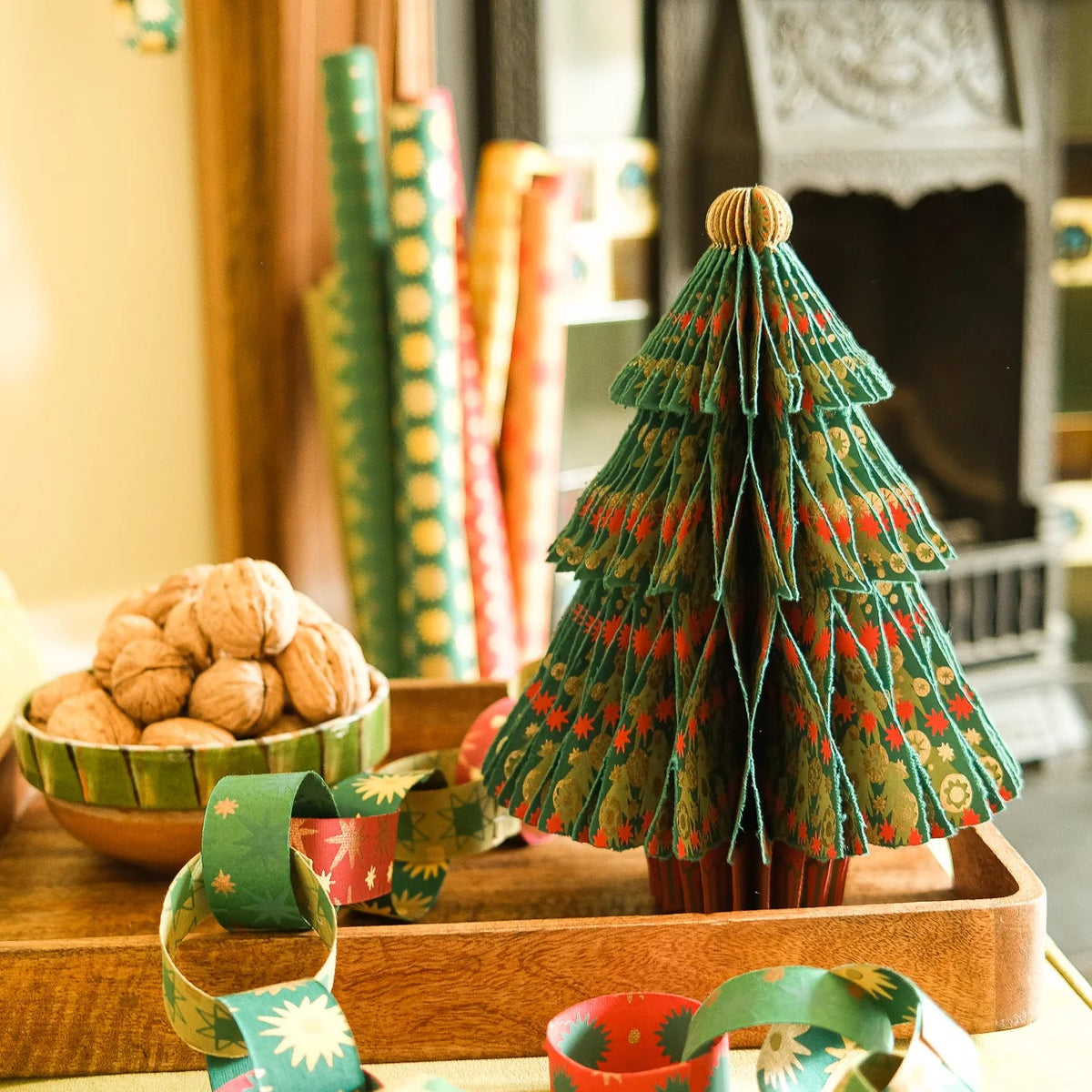 Fir Tree Honeycomb Decoration | East End Press
