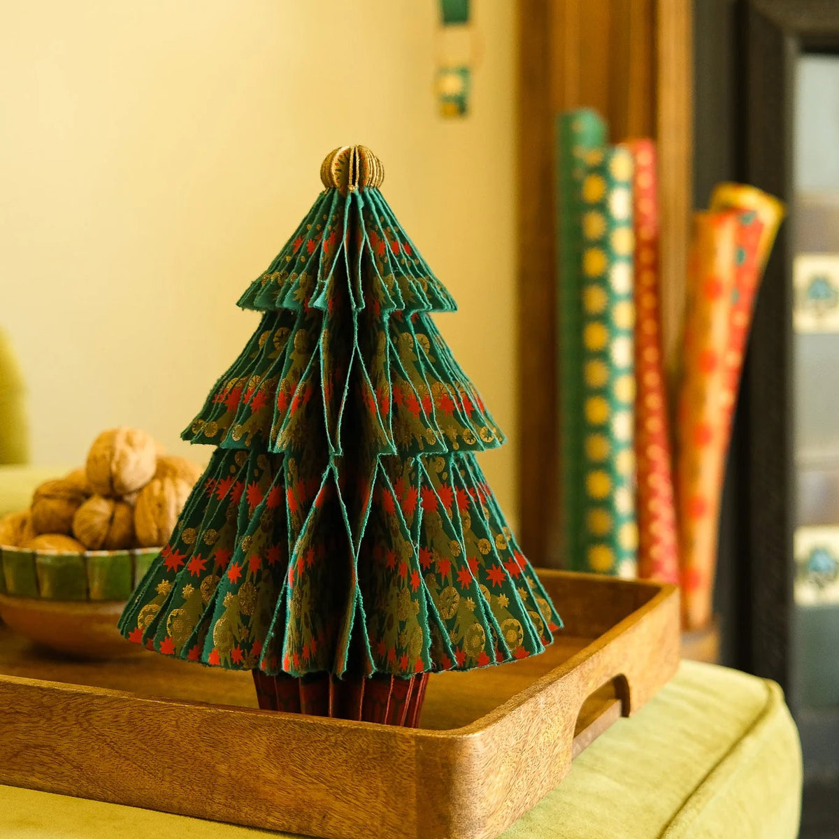 Fir Tree Honeycomb Decoration | East End Press