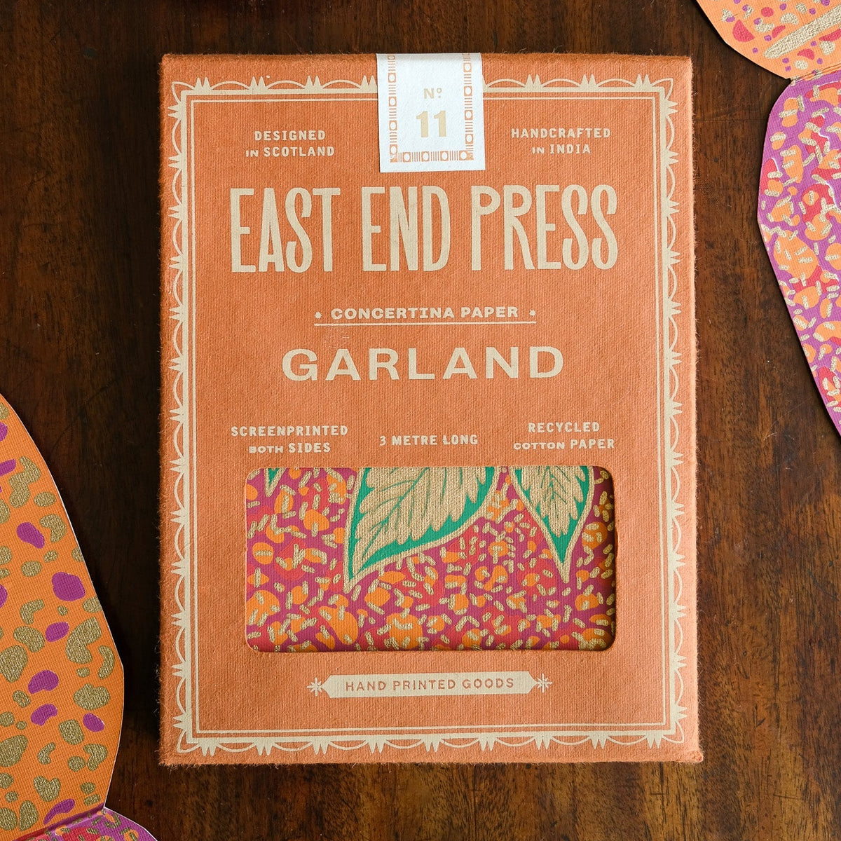 Christmas Puddings Concertina Garland | East End Press