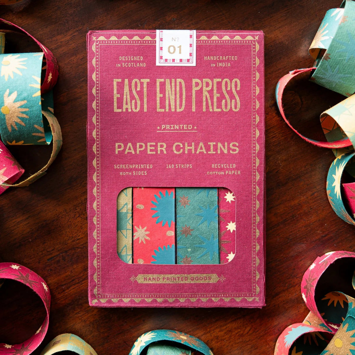 Festive Paper Chain Kit | East End Press
