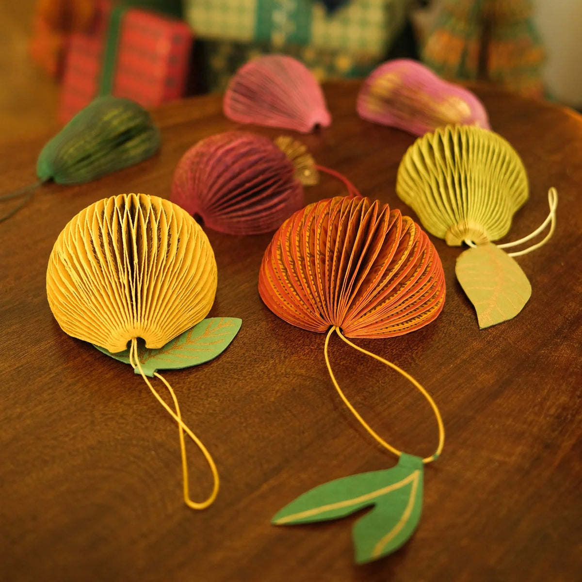 Lemon Honeycomb Christmas Decoration | East End Press