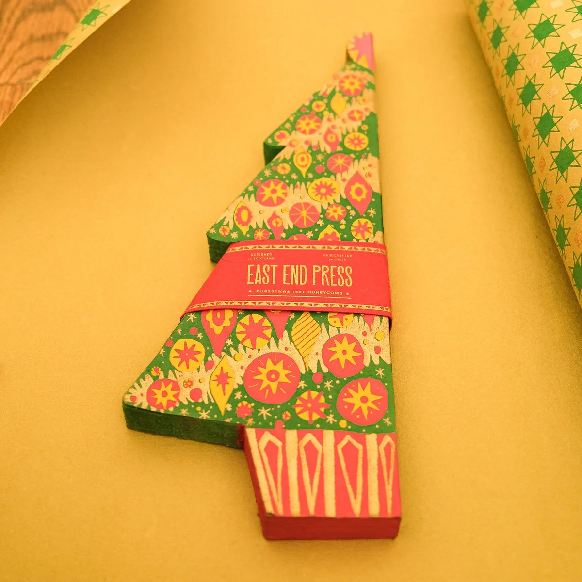 Christmas Tree Honeycomb Decoration | East End Press