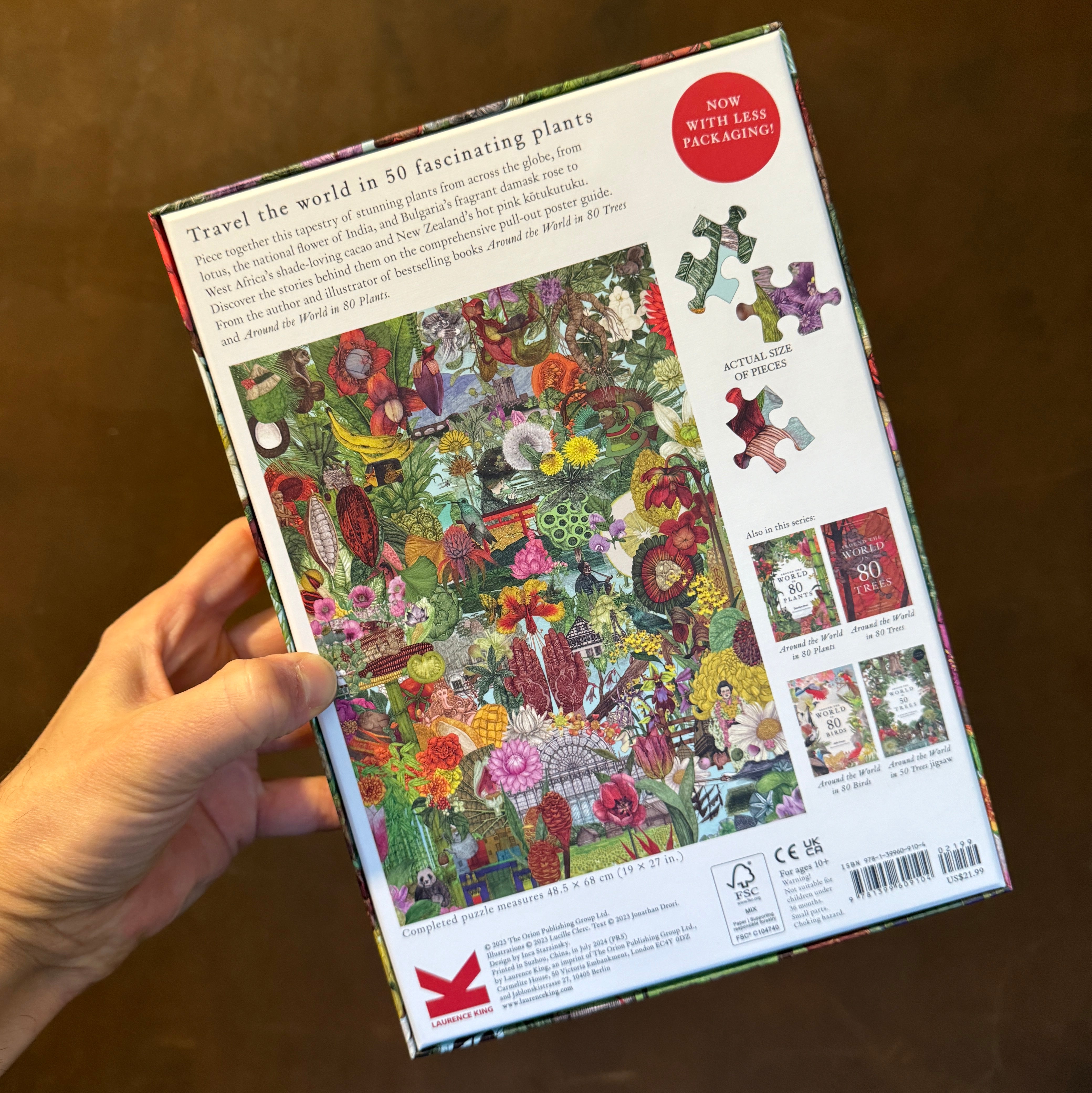 Around the World in 50 Plants | 1000 Piece Jigsaw Puzzle