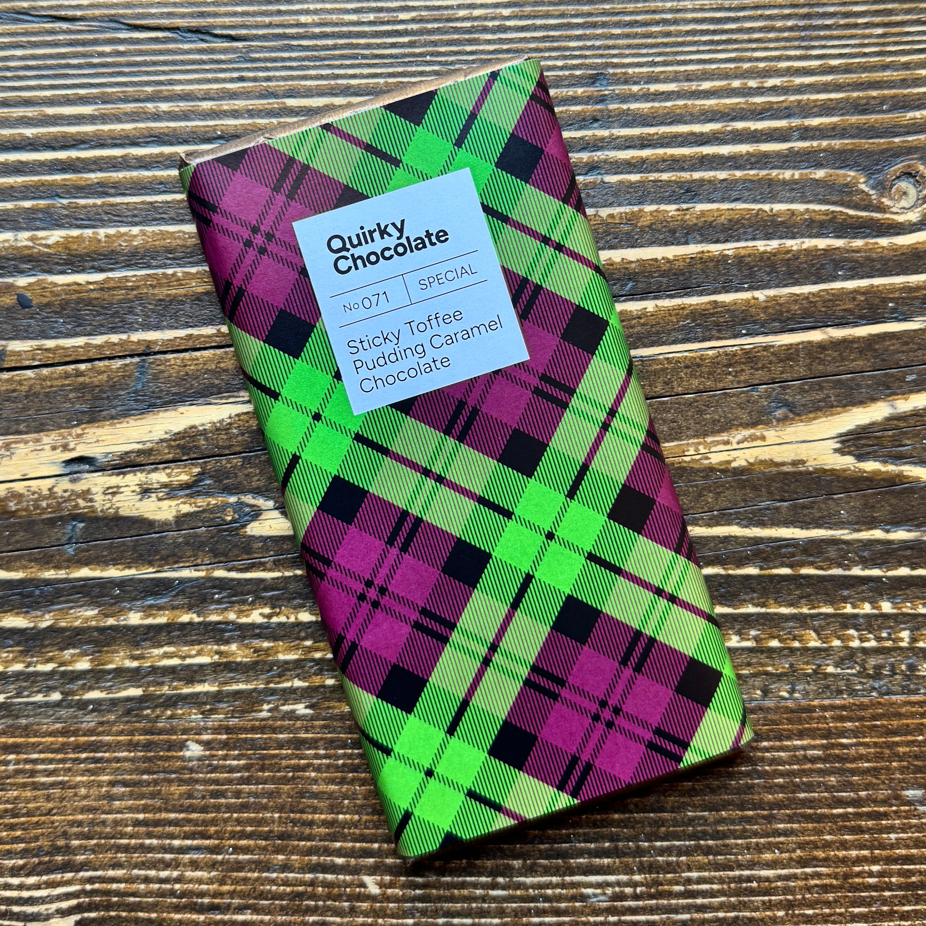 Quirky Chocolate – Scottish Tartan Artisan Bars