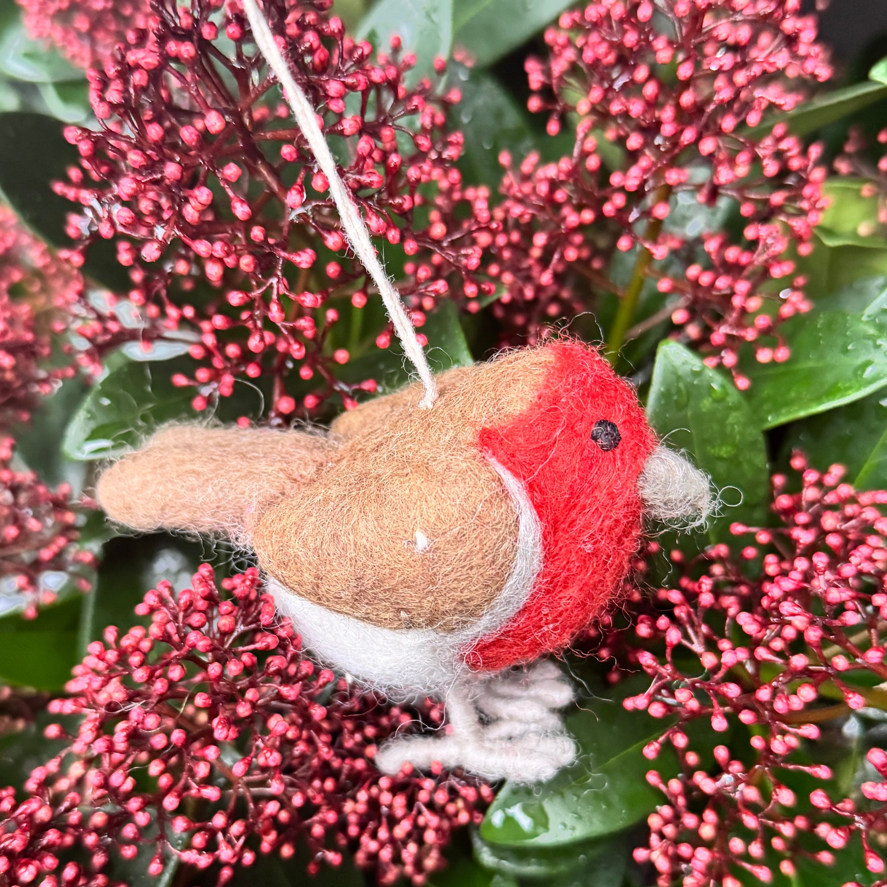 Mini Robin | Felt Christmas Decoration