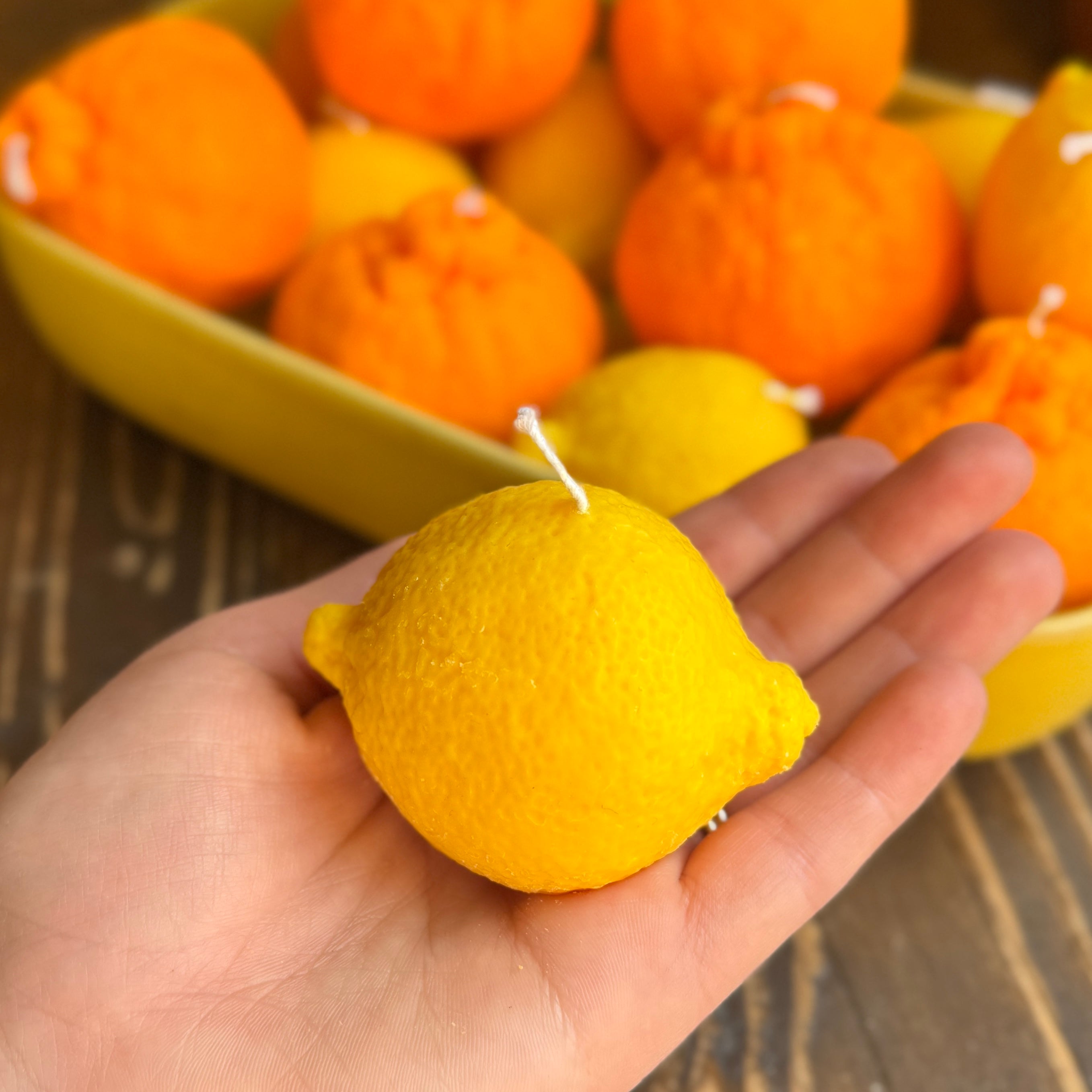 Scented Lemon Soy Wax Candle