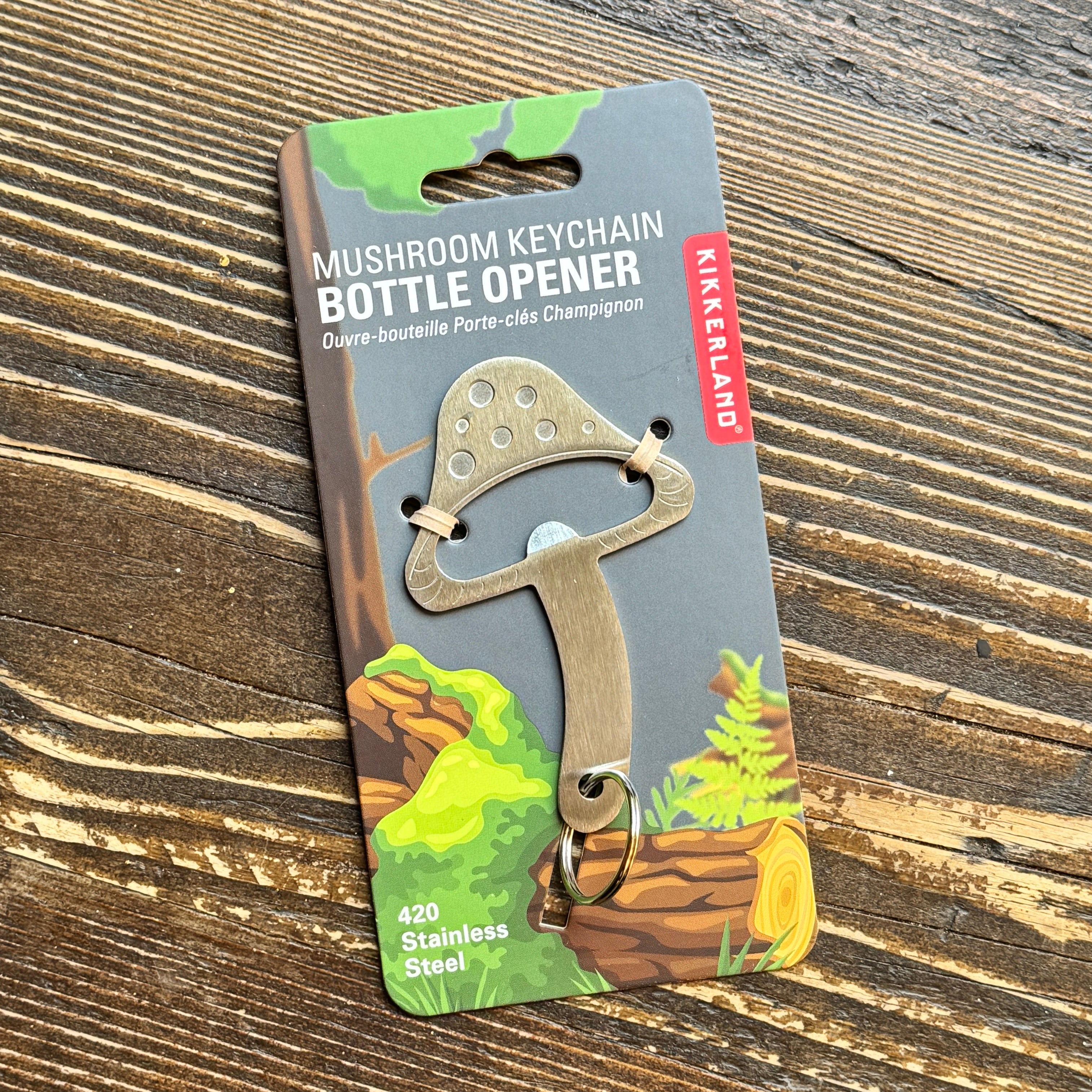 Mushroom Keychain Bottle Opener