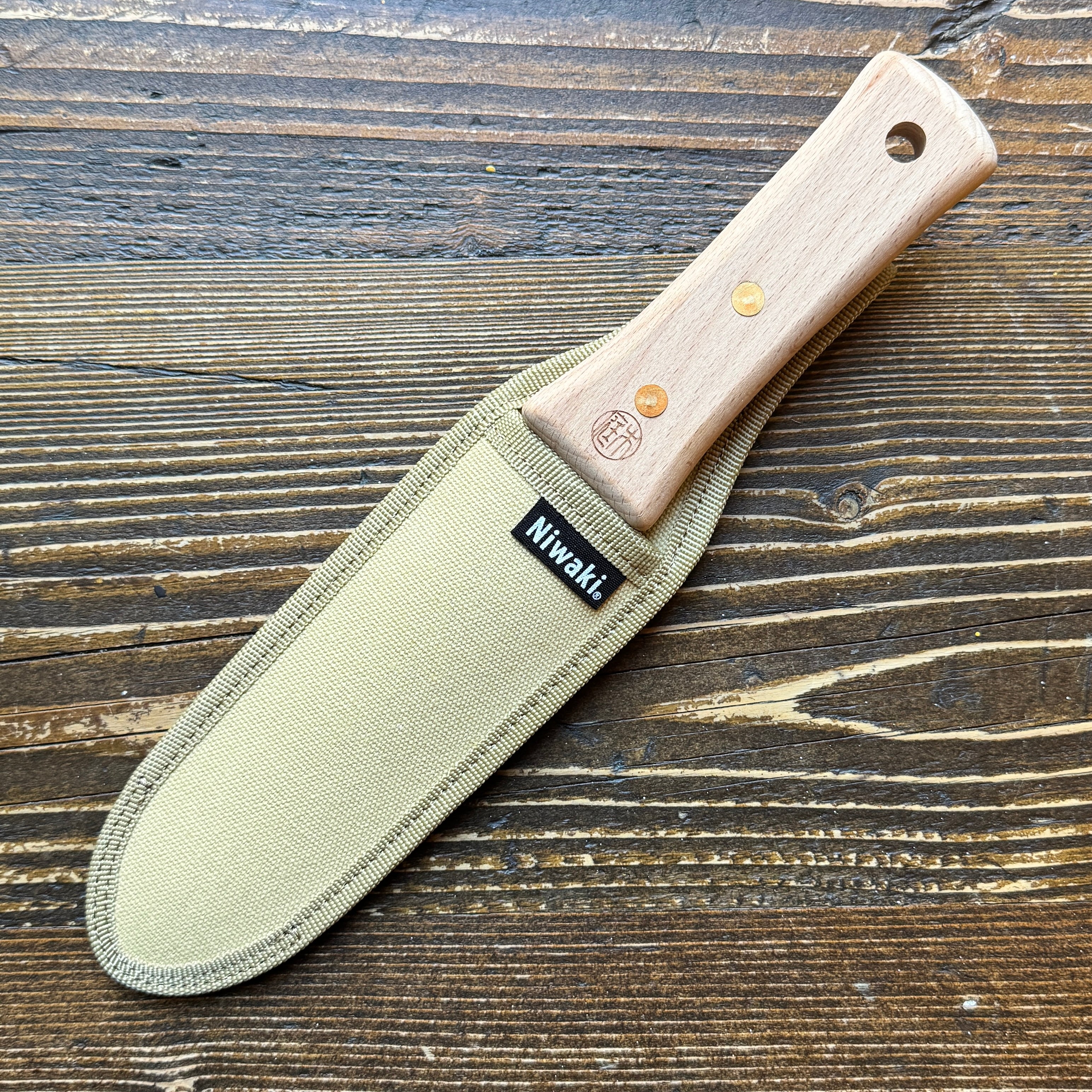 Niwaki Hori Hori & Canvas Holder