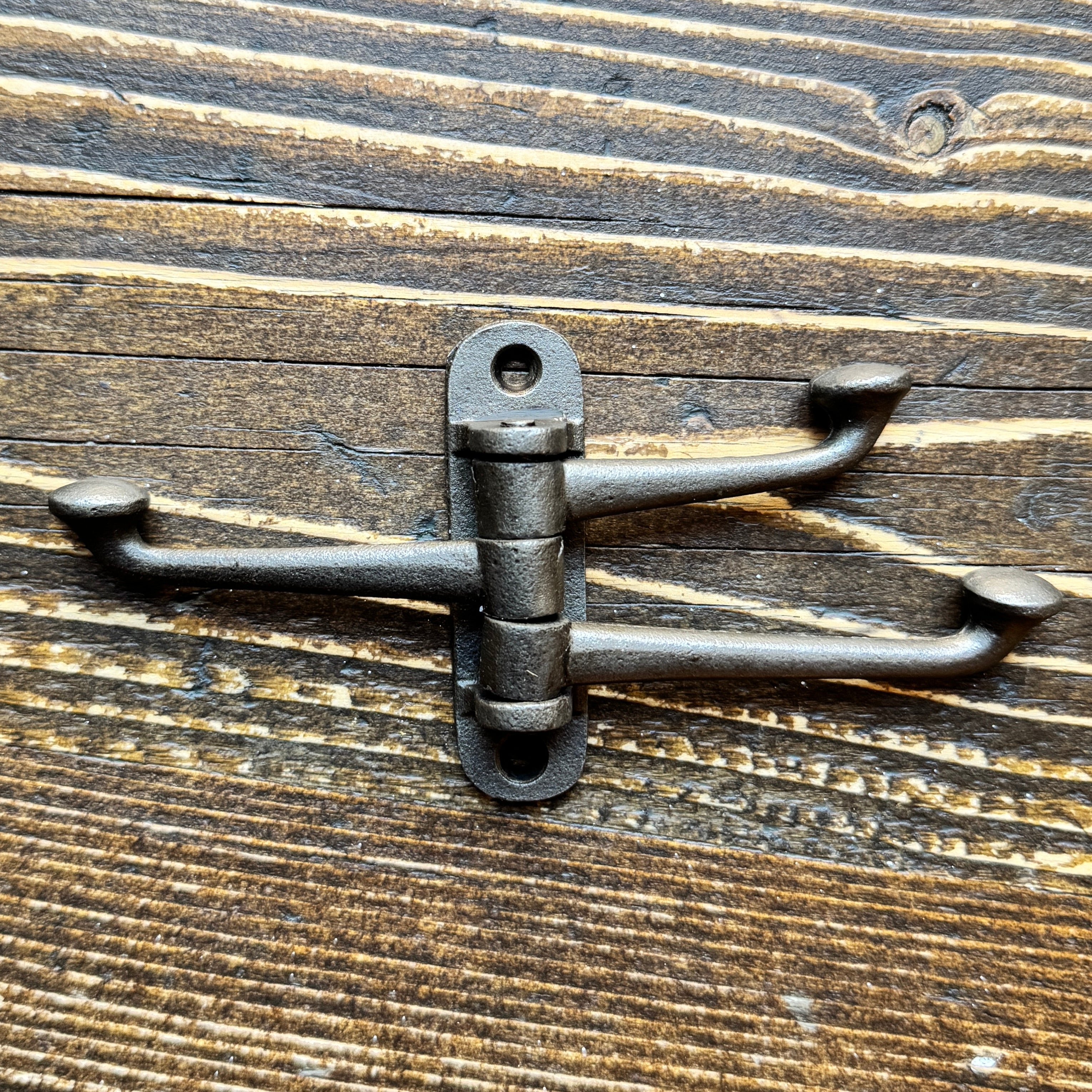 Cast Iron Triple Hinge Hook
