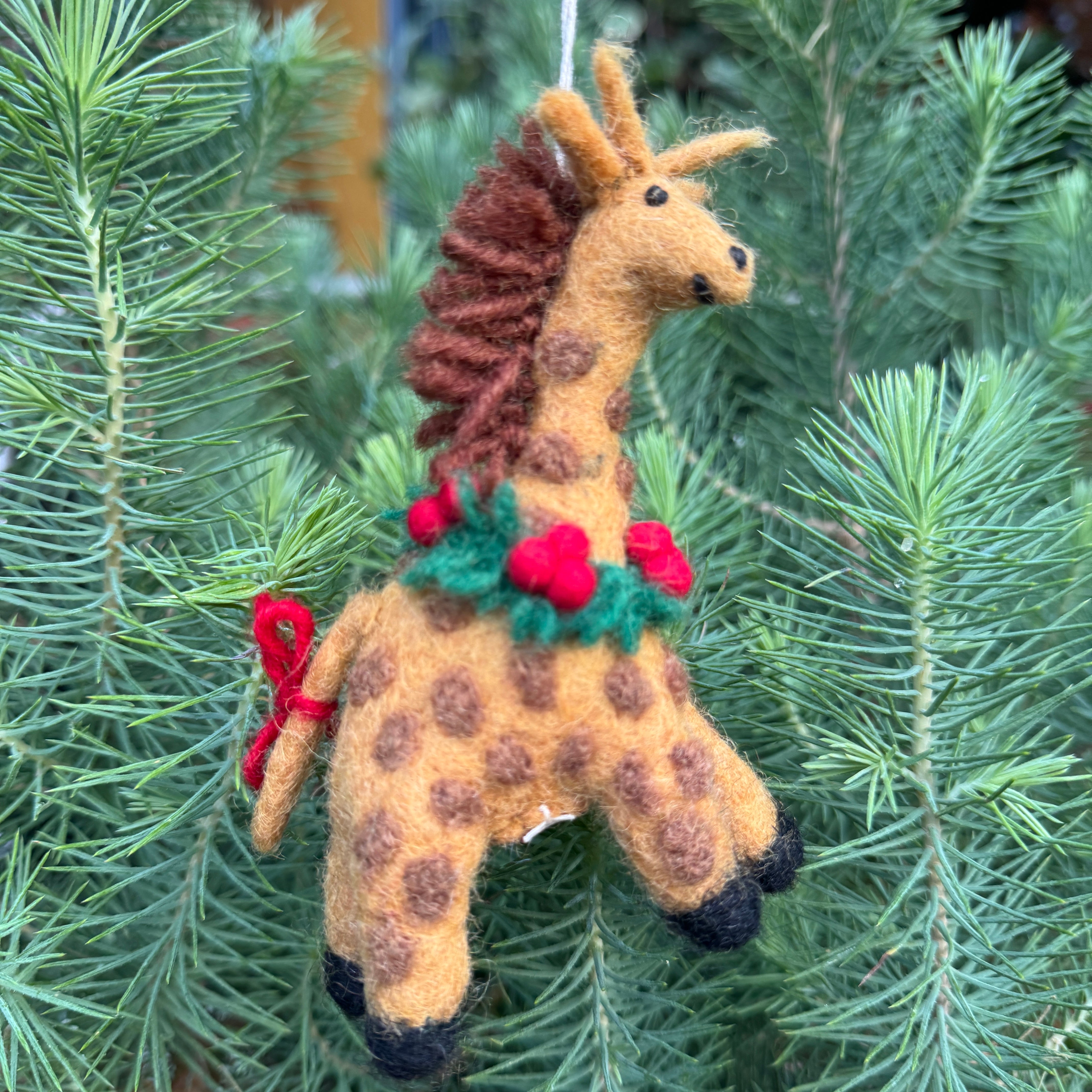 Giraffe | Felt Christmas Decoration