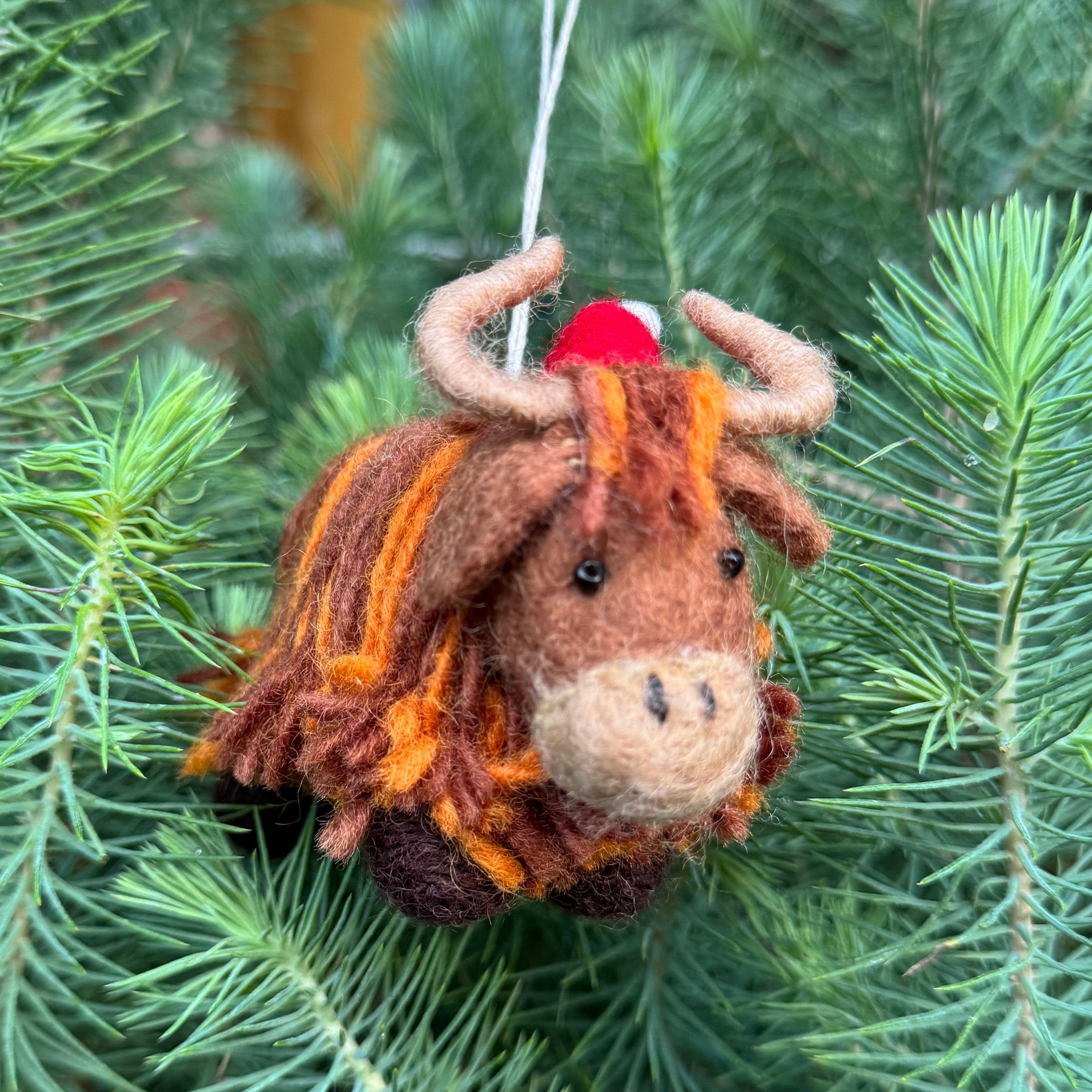 Highland Cow | Felt Christmas Decoration