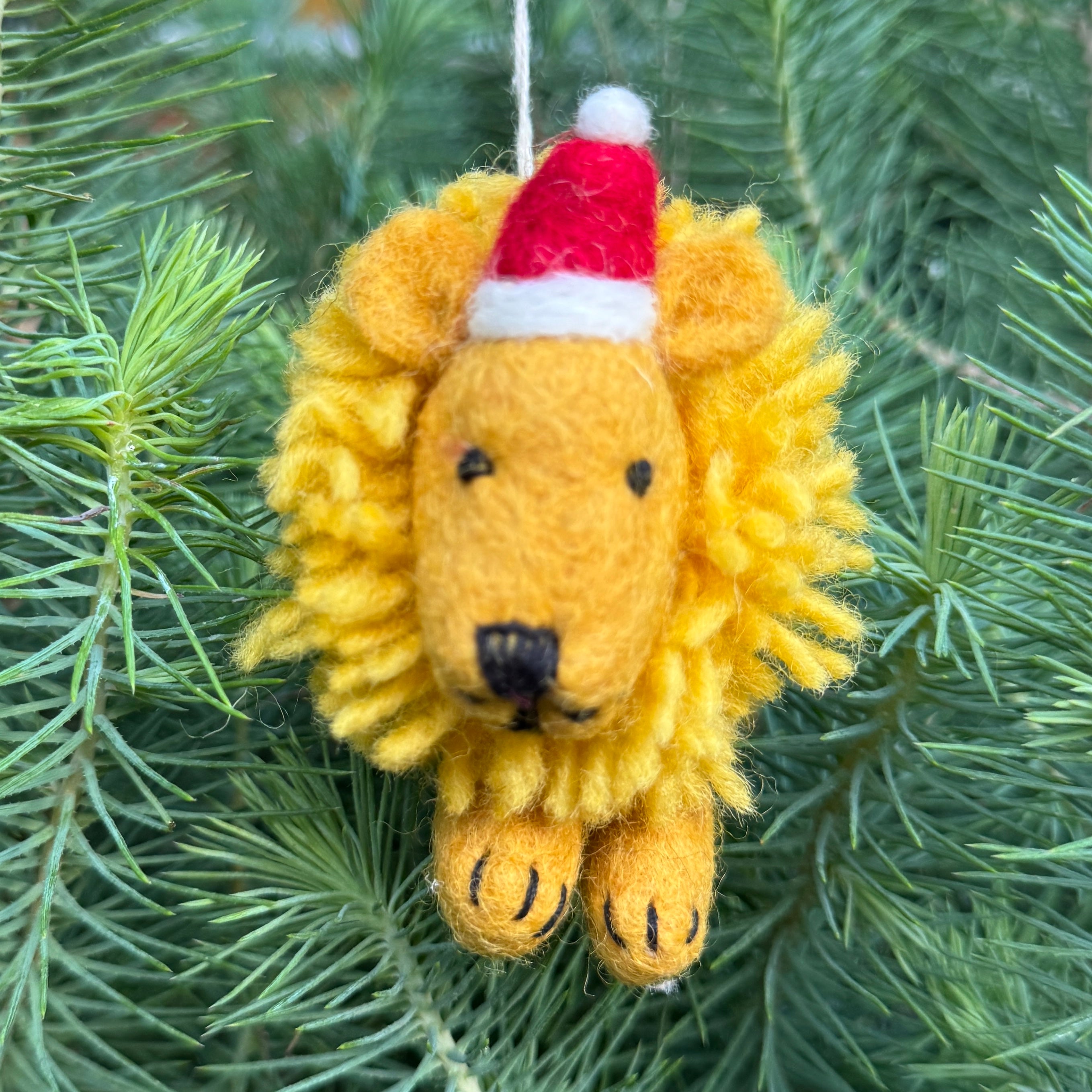 Lion | Felt Christmas Decoration