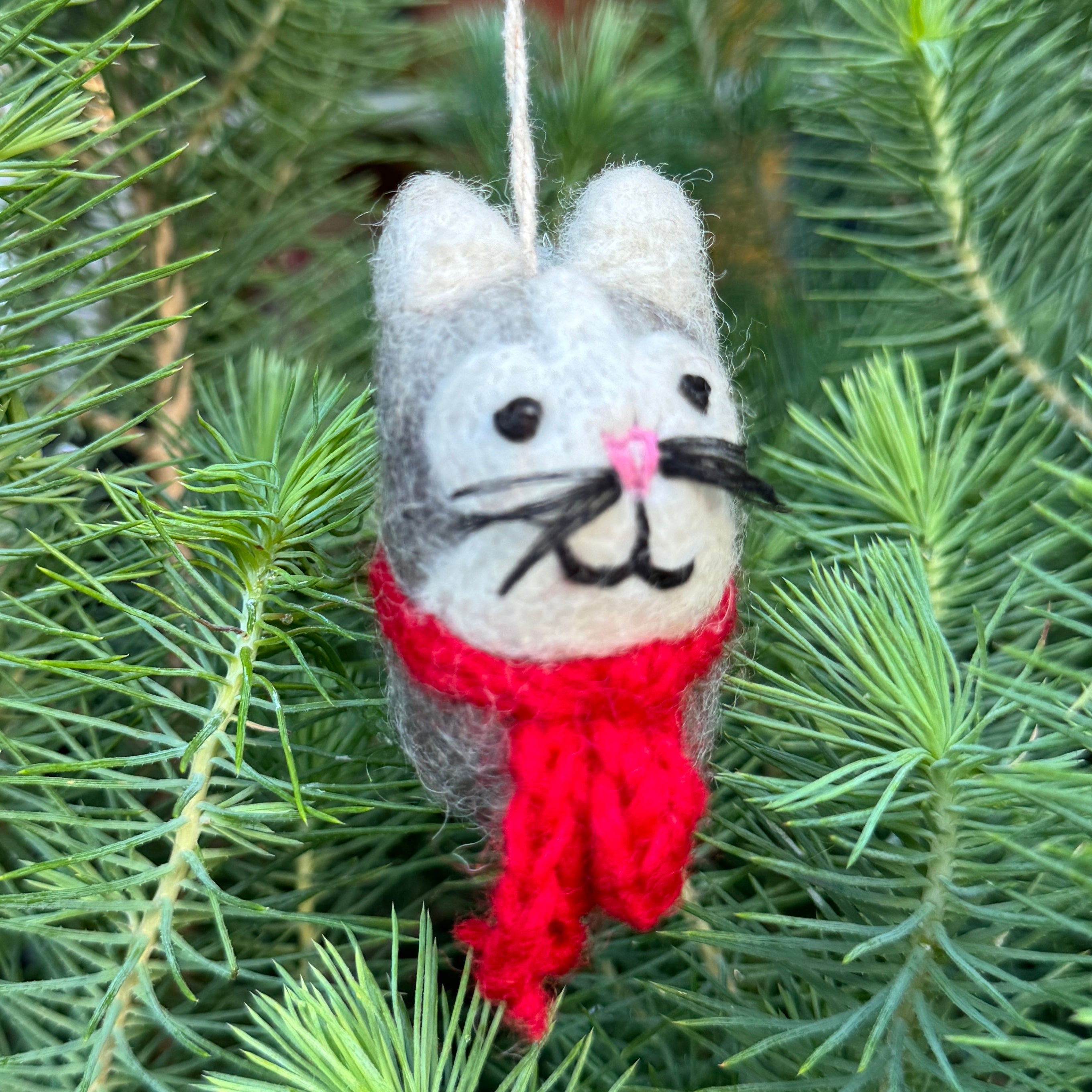 Cat | Felt Christmas Decoration