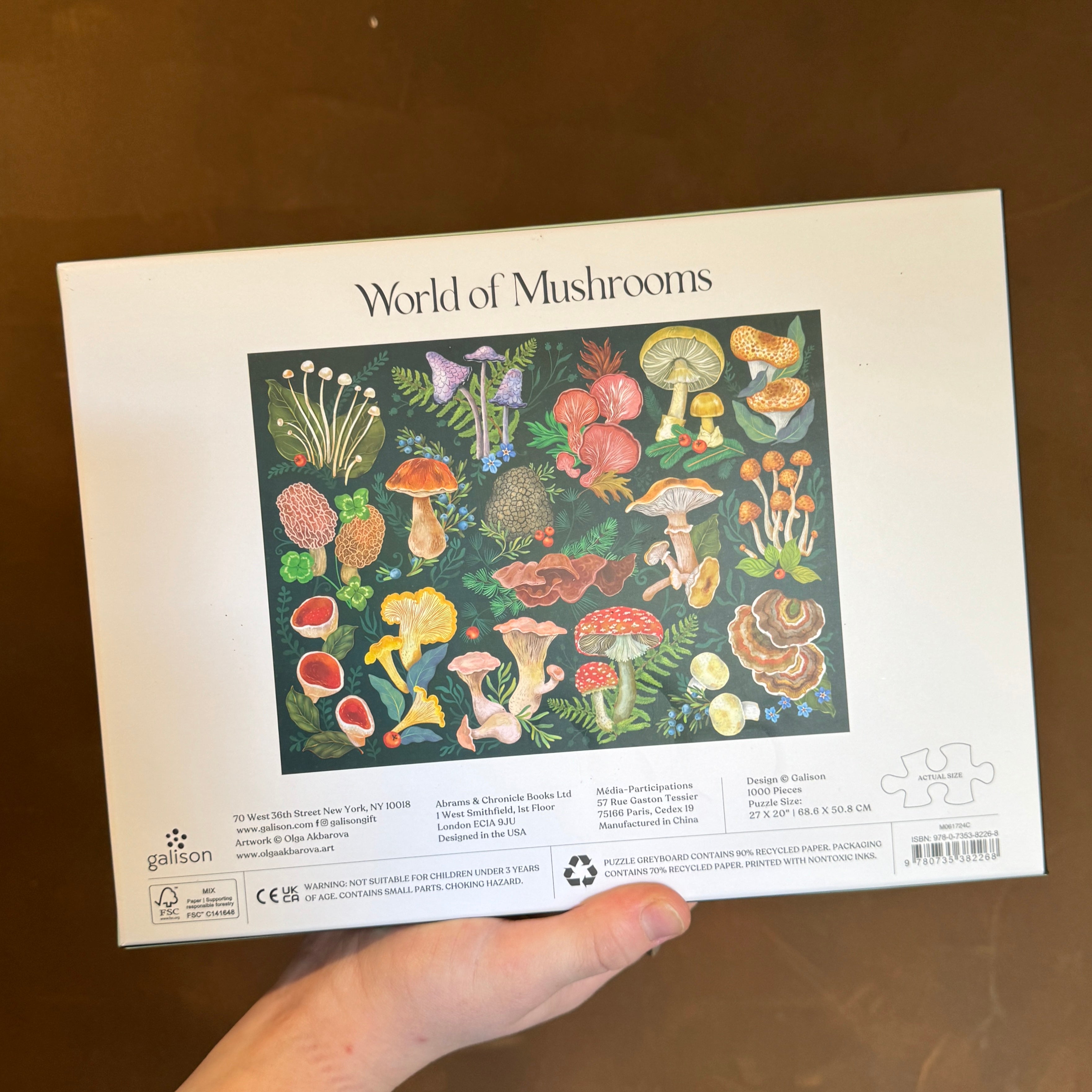 World of Mushrooms Jigsaw Puzzle | 1000 Piece