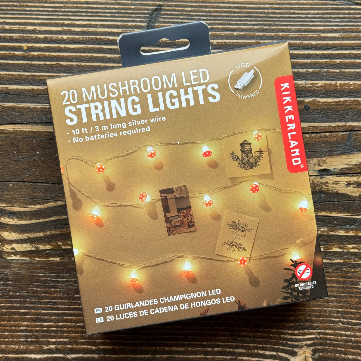 Mushroom LED String Lights – 20 Lights