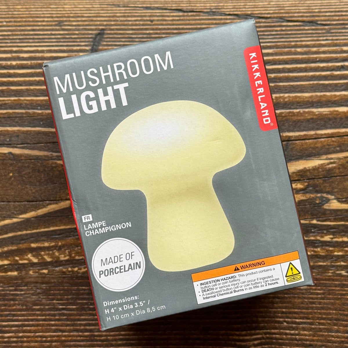 Medium Mushroom Light – Porcelain LED Lamp