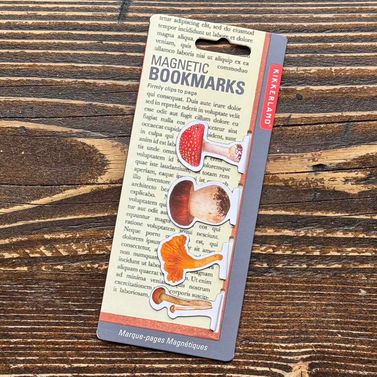 Mushroom Magnetic Bookmarks – Set of 4
