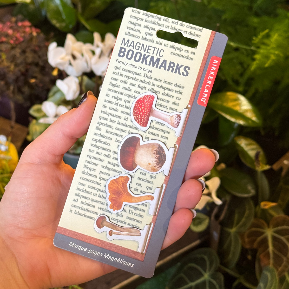 Mushroom Magnetic Bookmarks – Set of 4
