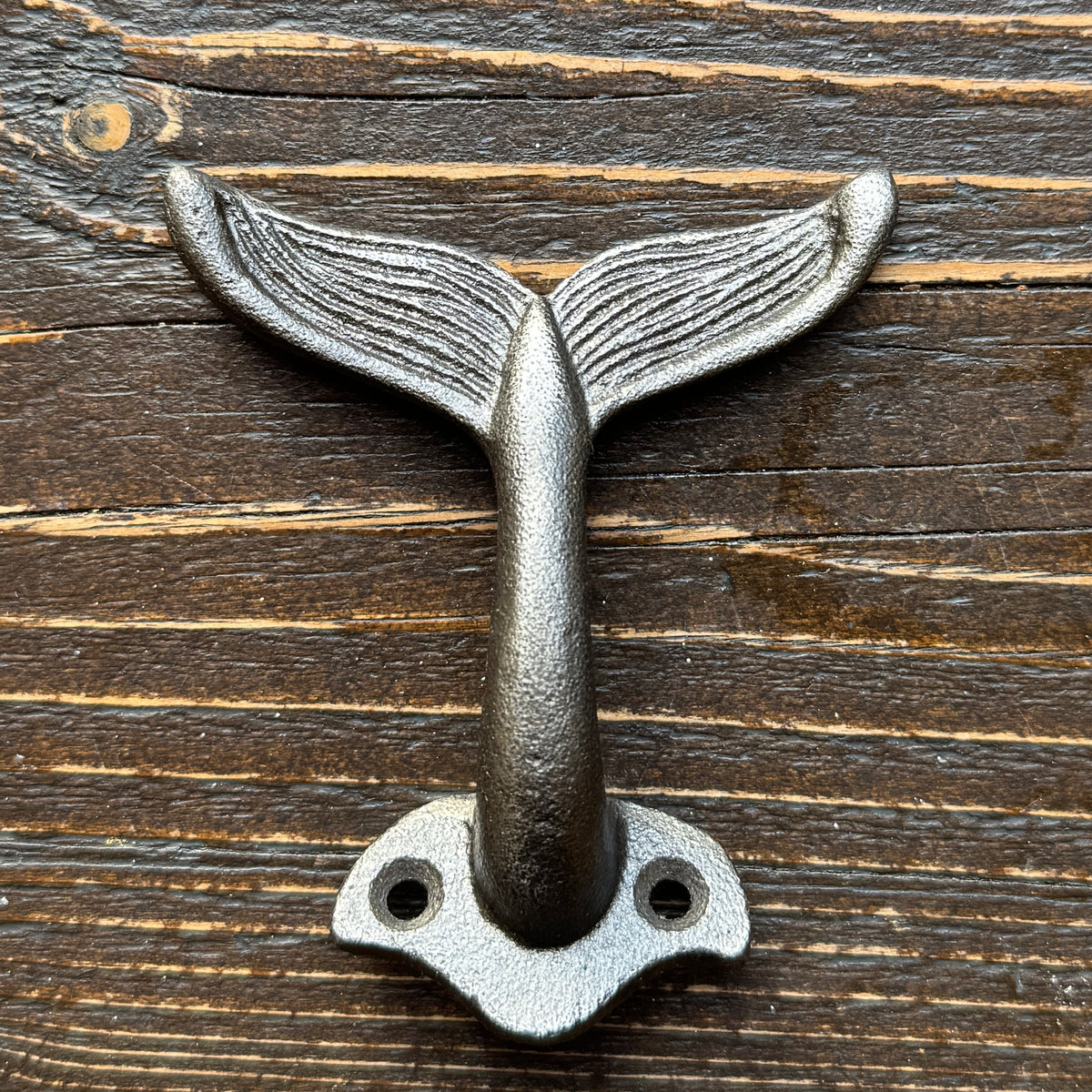 Cast Iron Whale Tail Coat Hook