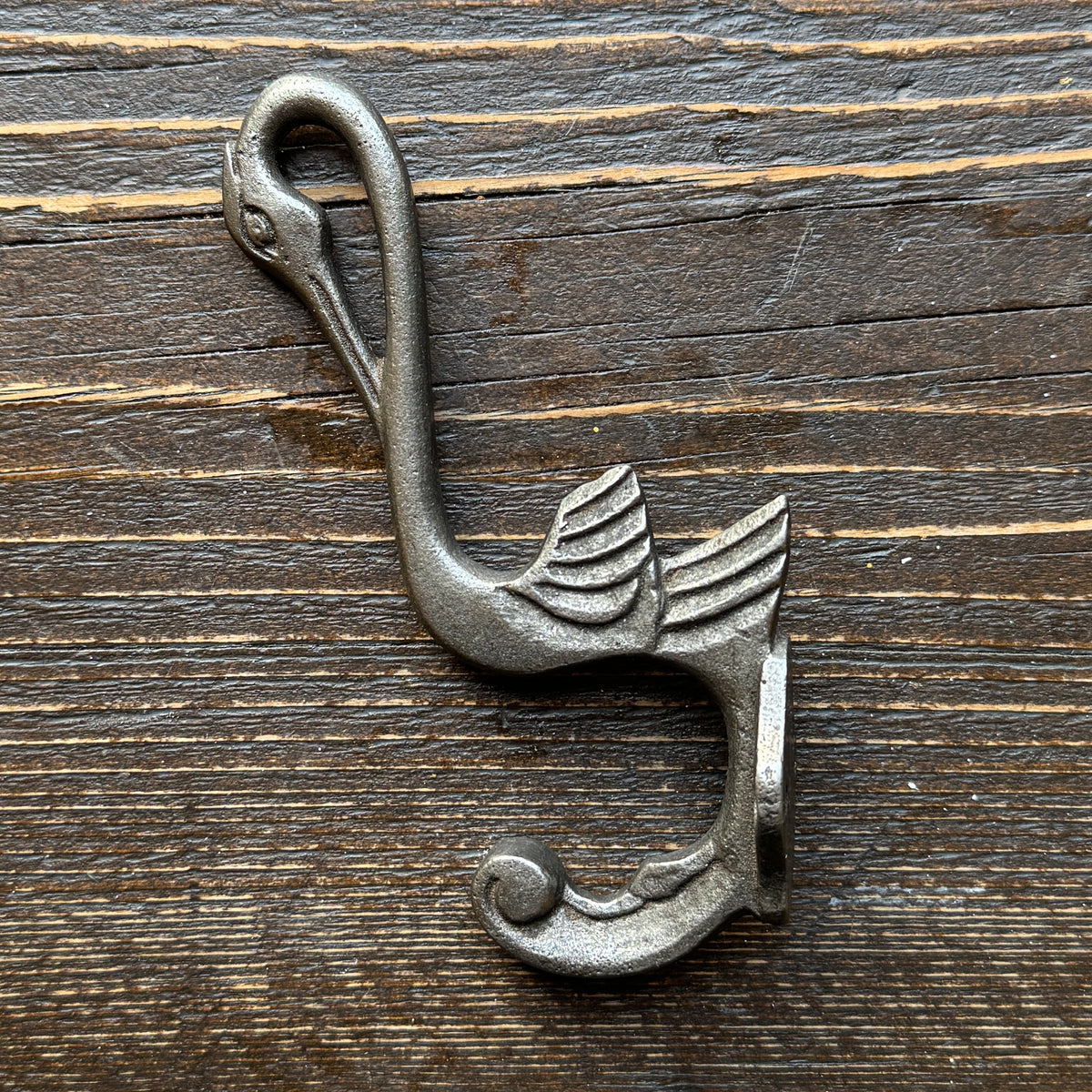 Cast Iron Heron Coat Hook