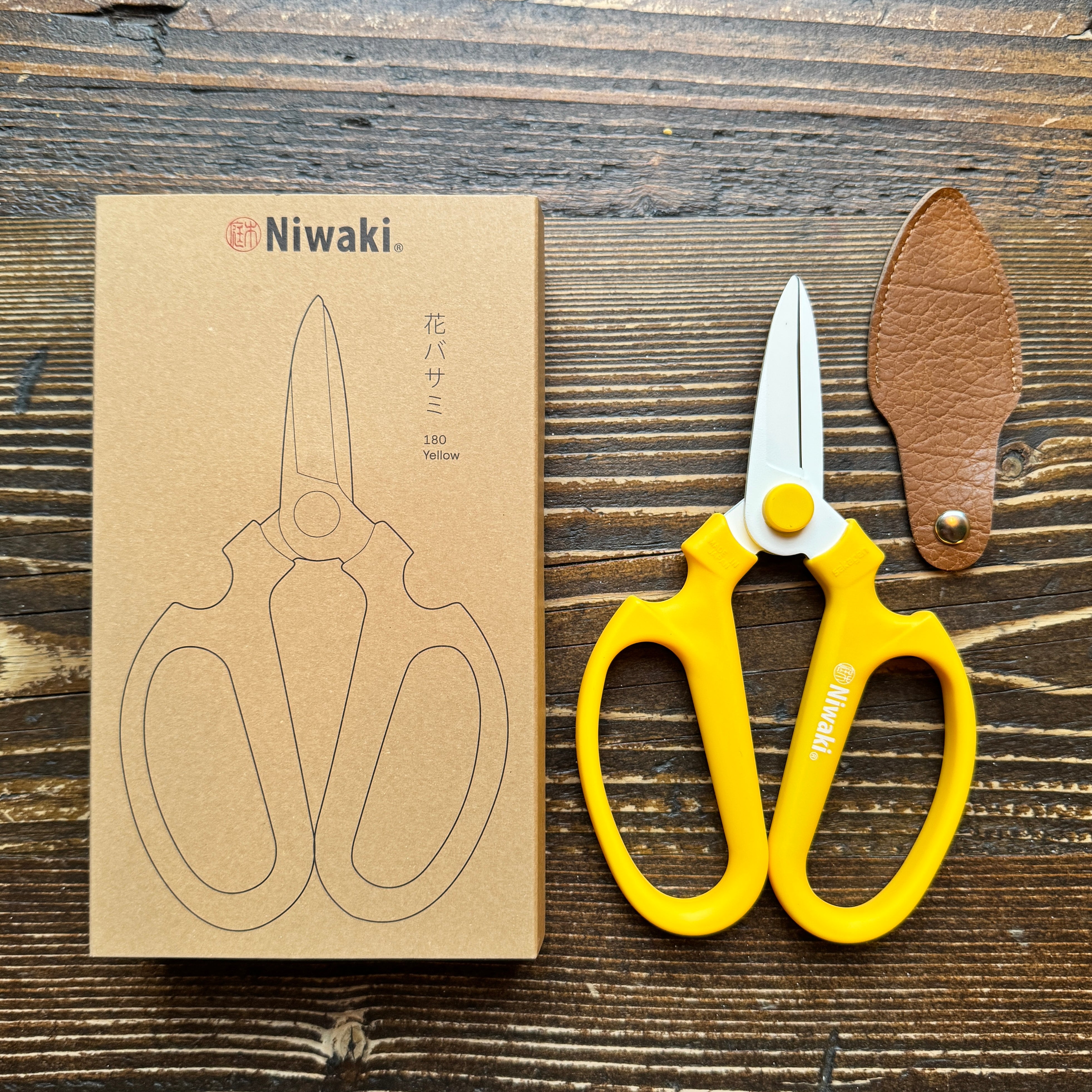 Sakagen Flower Scissors – Yellow Ikebana Snips