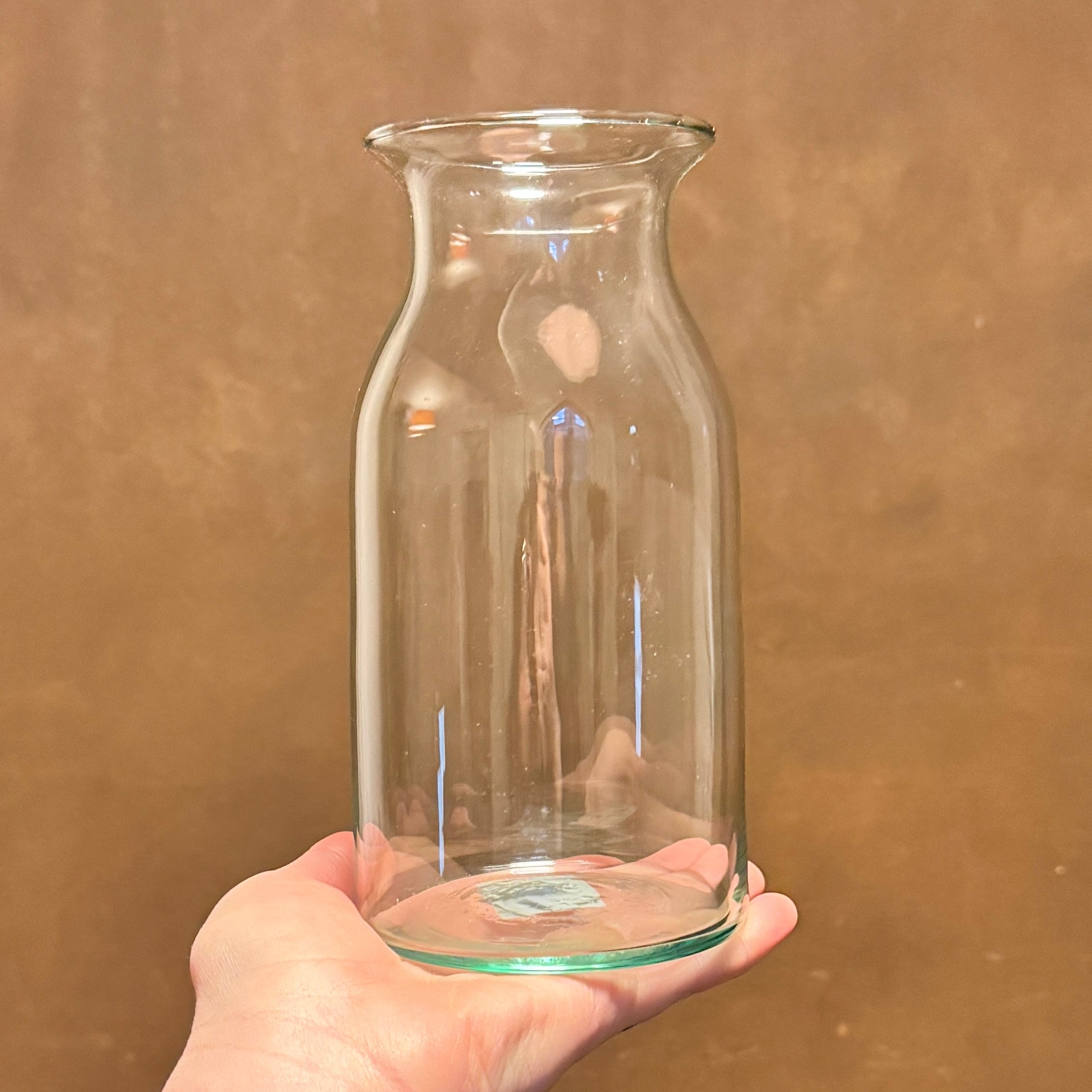 Flared Neck Glass Vase