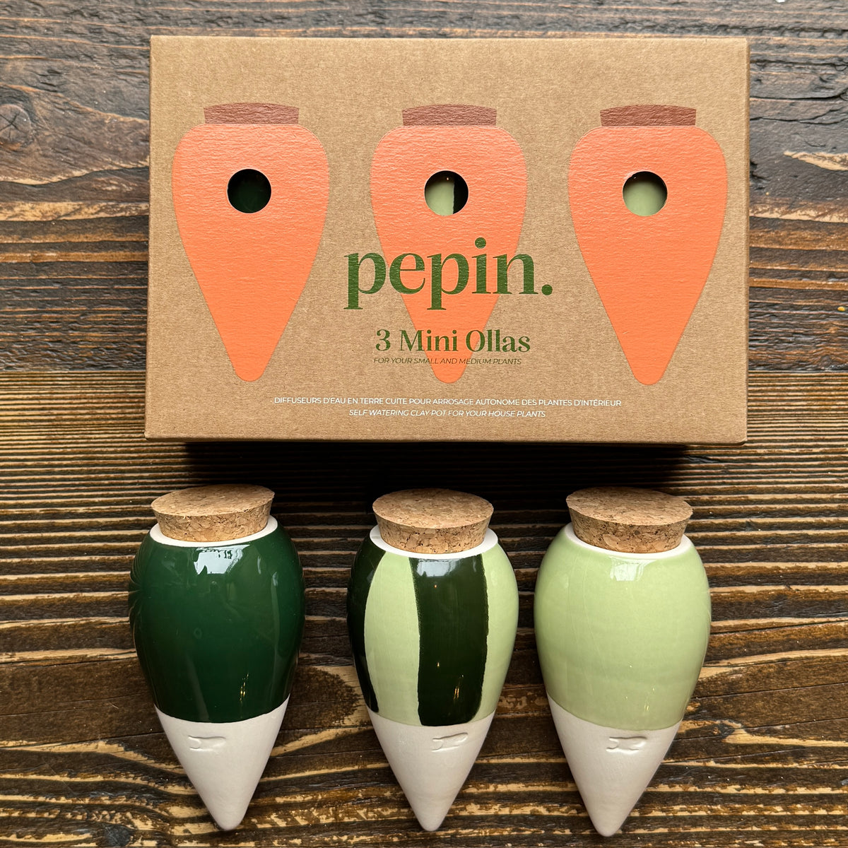 Pepin Trio Mini Ollas – The Greens Gift Set